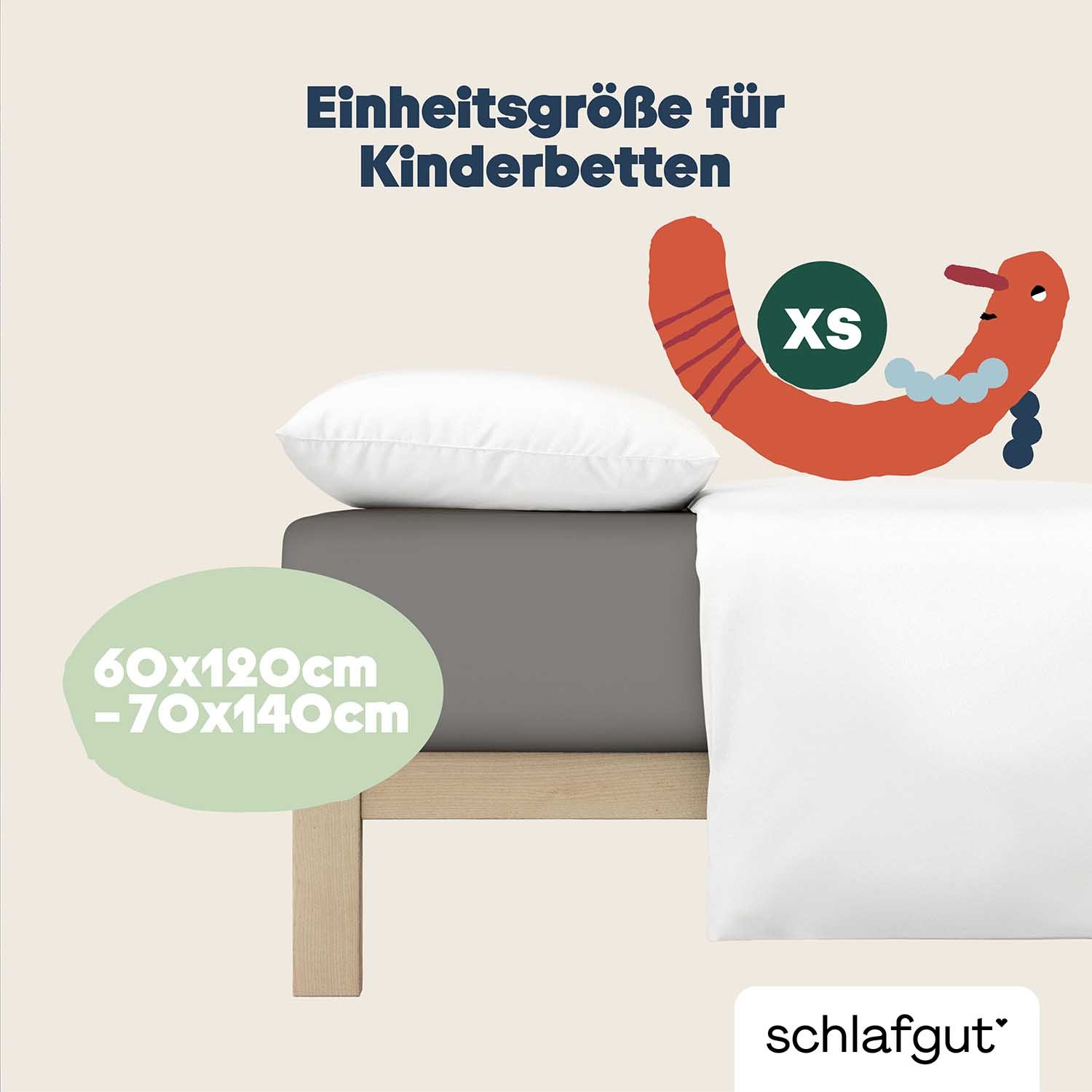 Schlafgut Spannbettlaken »Casual Mini Spannbettlaken«, für Kinder, MADE IN GREEN by OEKO-TEX®