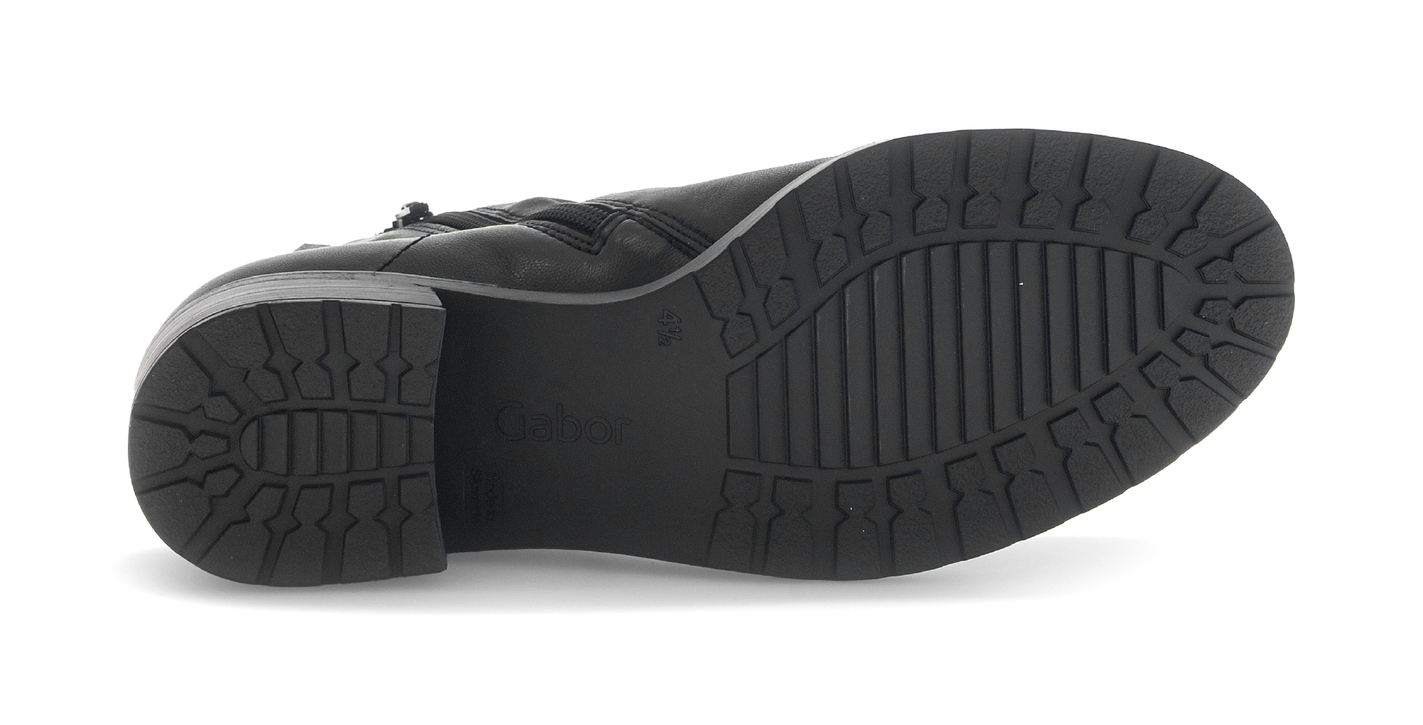 Gabor Stiefelette »TUNIS«  , Blockabsatz, Ankleboots, Zierreißverschluss außen, Weite G (=weit)