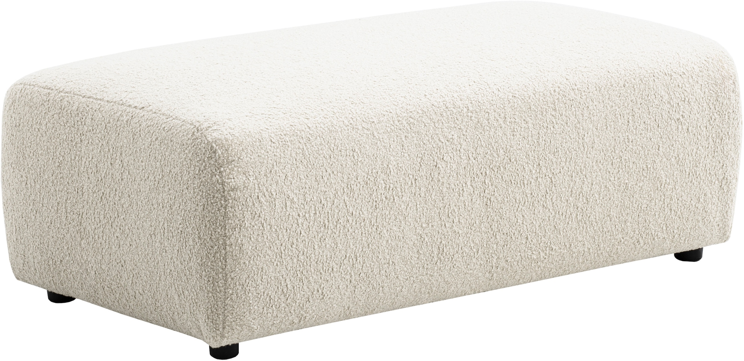 andas Hocker »BAKELS, Polsterhocker in Cord oder Boucle-Stoff«, zur Serie BAKELS, Hocker stellbar zum Schlafsofa (Krokodilverbinder)