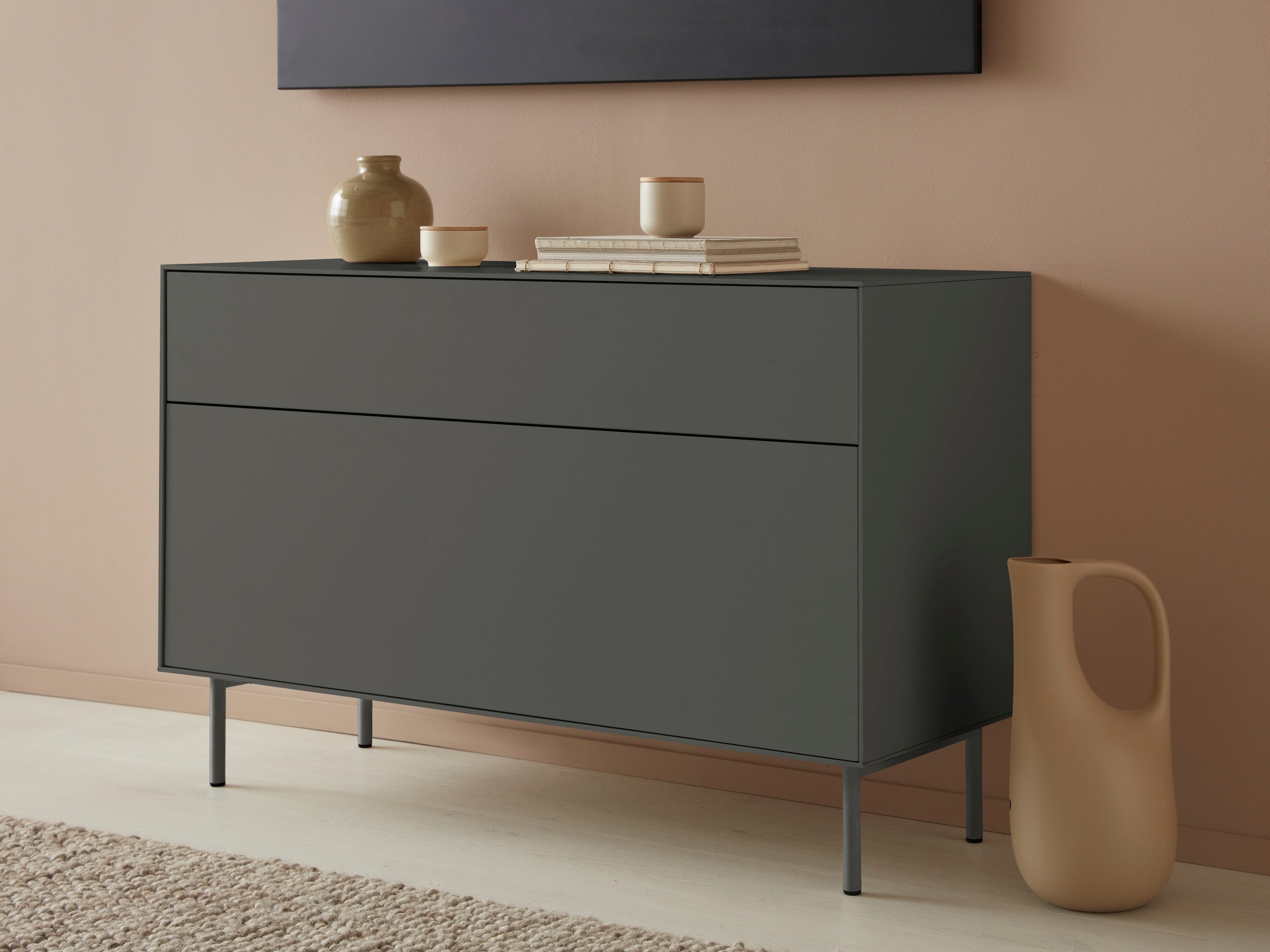 LeGer Home by Lena Gercke Lowboard »Essentials«, Breite: 112 cm, MDF lackie günstig online kaufen