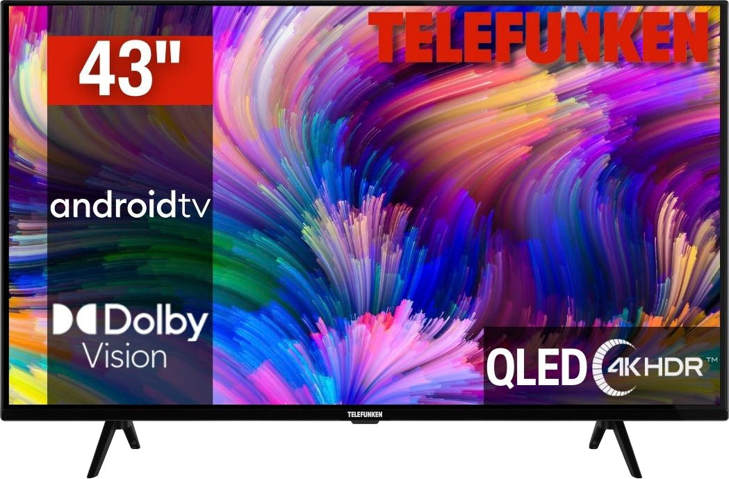 QLED-Fernseher, 108 cm/43 Zoll, 4K Ultra HD, Smart-TV