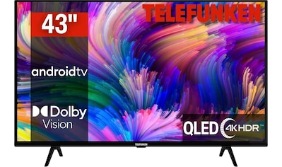 QLED-Fernseher »D43Q660M2CW«, 108 cm/43 Zoll, 4K Ultra HD, Smart-TV