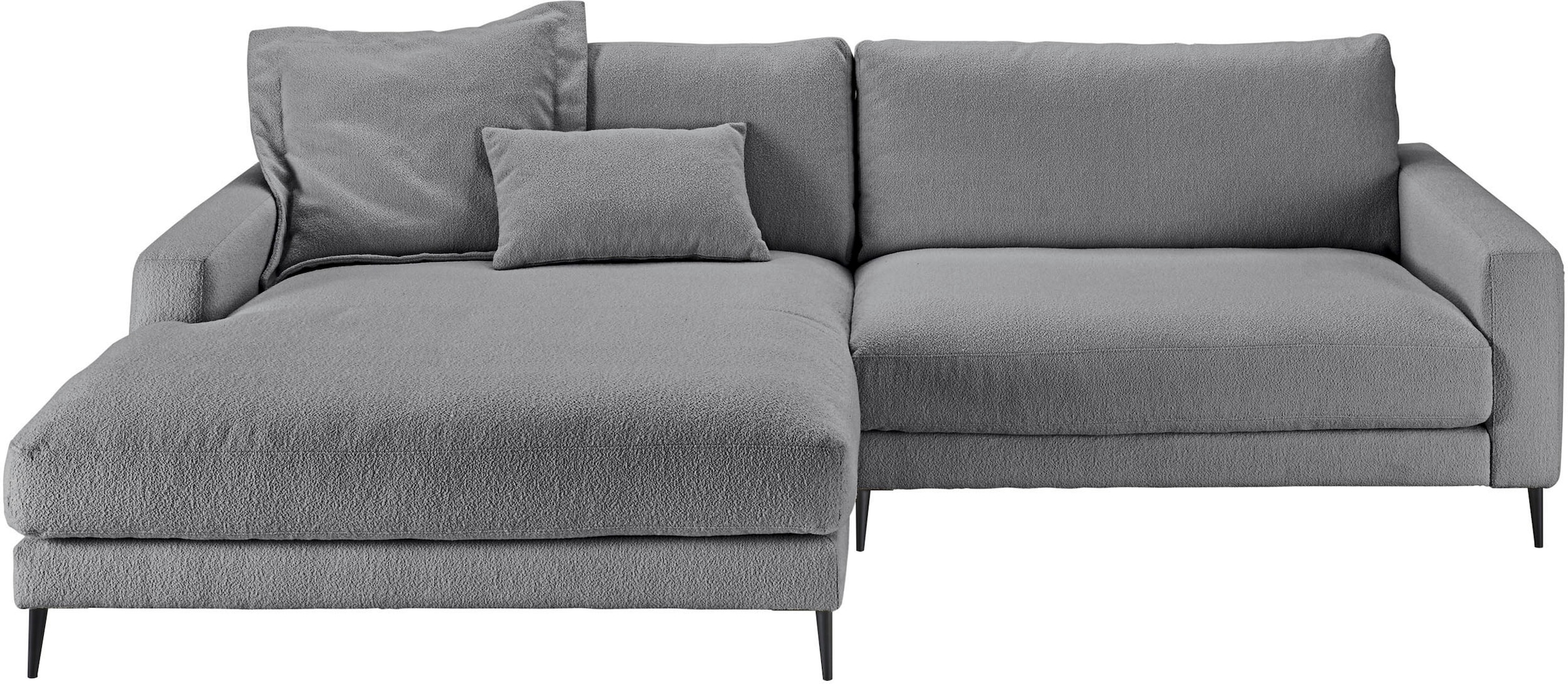 Home affaire Ecksofa »Downtown, B/T/H: 272/190/84 cm L-Form« weicher Sitzko günstig online kaufen