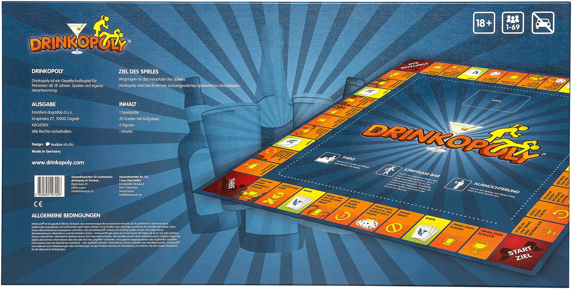 Spiel »Drinkopoly«