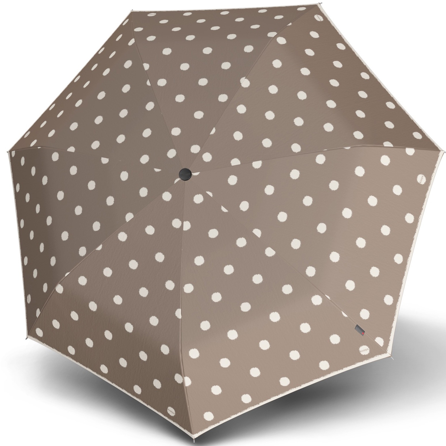 KNIRPS Taschenregenschirm »T.020 small manual, dot art taupe« dot art taupe