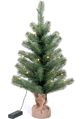 Künstlicher Weihnachtsbaum »LED-Tannenbaum, künstlicher Christbaum, Höhe ca. 60 cm«,...