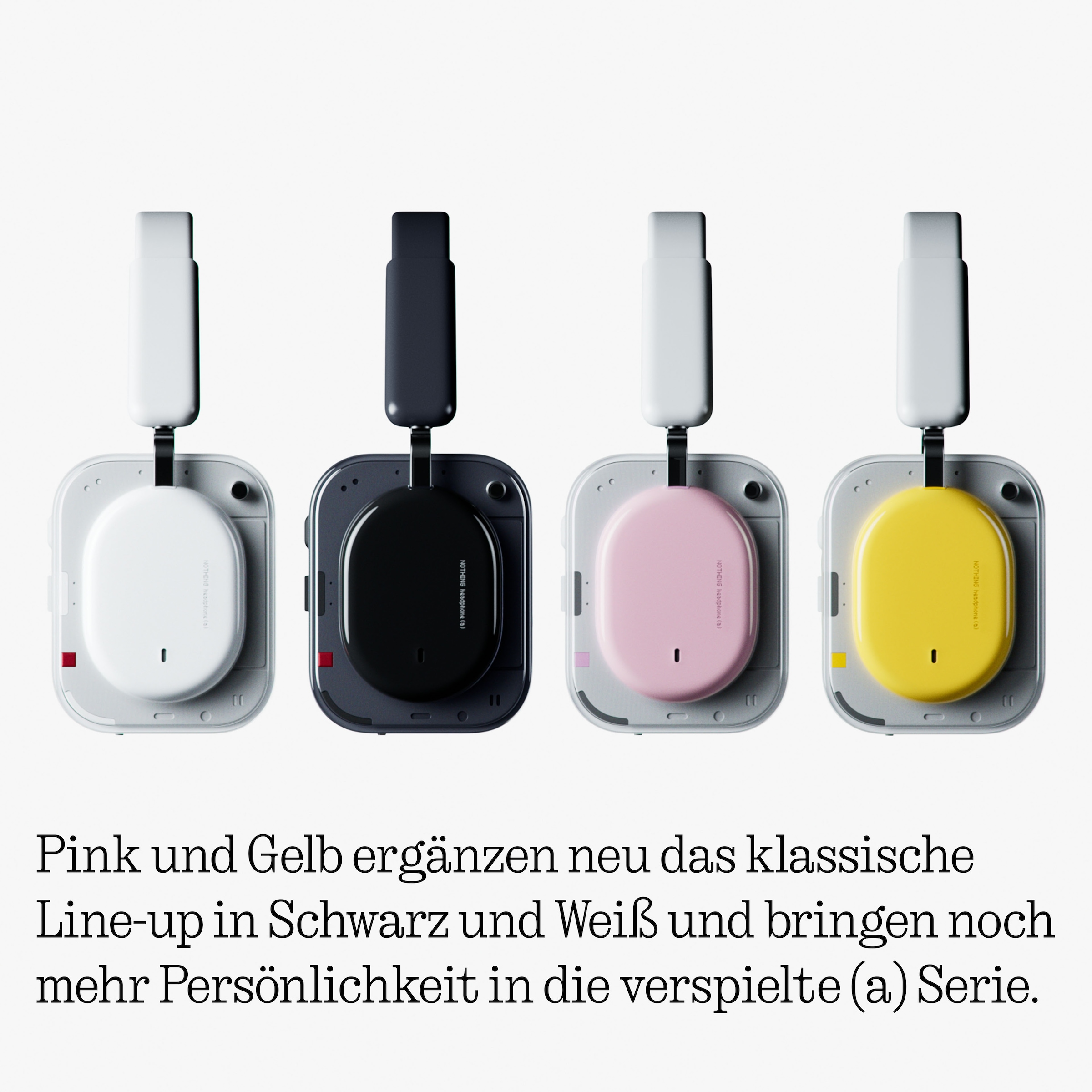 NOTHING Headset »Headphone (a)« Bluetooth Active Noise Cancelling (ANC) | Freisprechfunktion | Hi-Res | Transparenzmodus