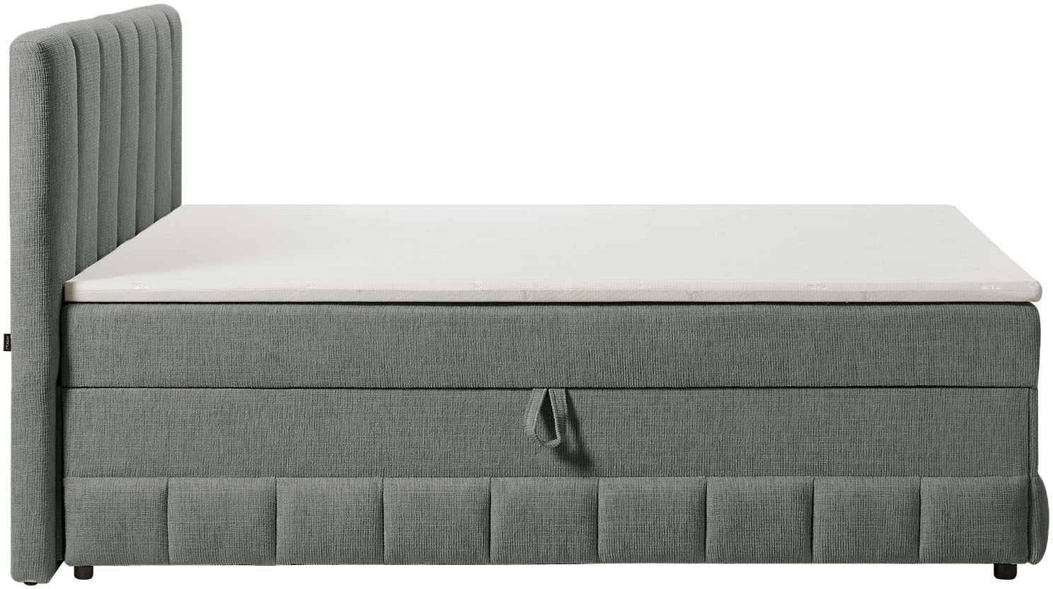 OTTO home Boxbett »Likely inkl. Bettkasten, Liegefläche 180x200 cm, in Boxspring-Optik«, inkl. Topper, erhältlich in verschiedenen Farben