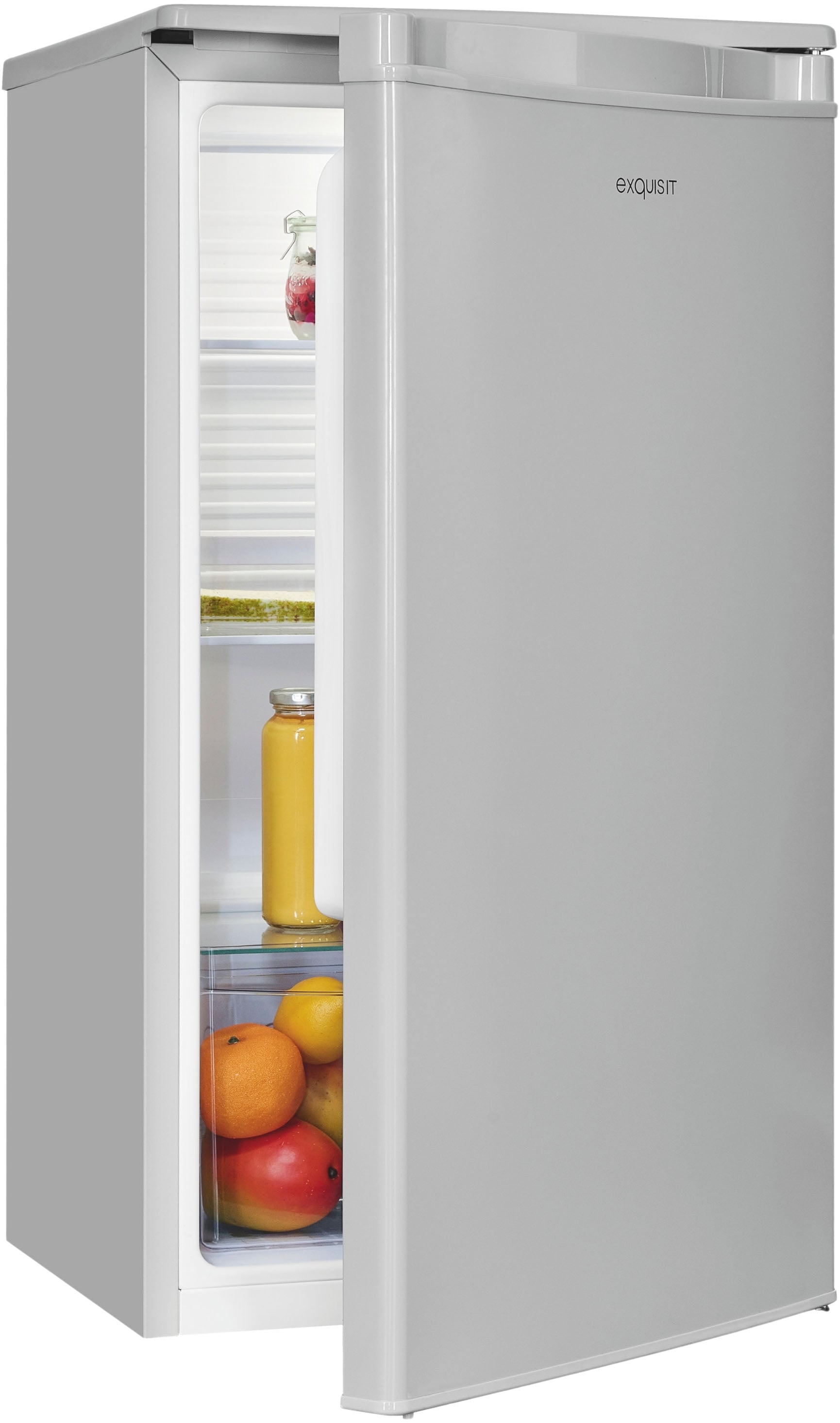 exquisit Vollraumkühlschrank »KS85-V-O91E grau«, 76 L Volumen günstig online kaufen