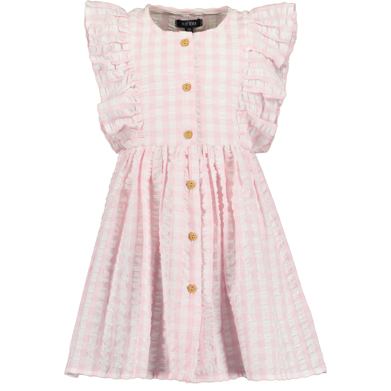 BLUE SEVEN Sommerkleid ROSA ORIG 122 - N-Gr N-Gr 122 Gewebtes Kleid von BLUE SEVEN