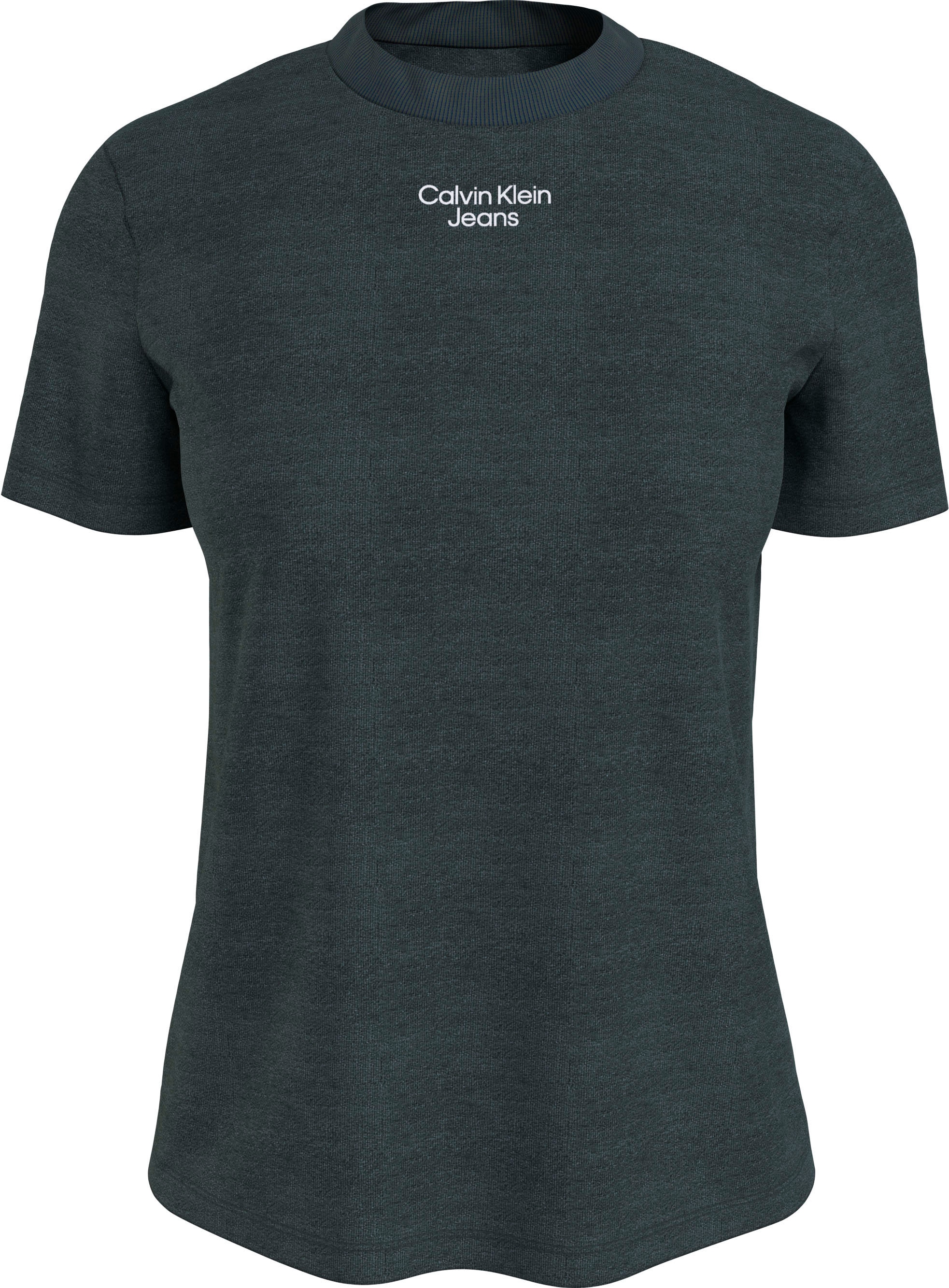 Calvin Klein Jeans LOGO Klein STRAIGHT Jeans dezentem TEE«, mit Calvin »STACKED bestellen MODERN online T-Shirt Logodruck