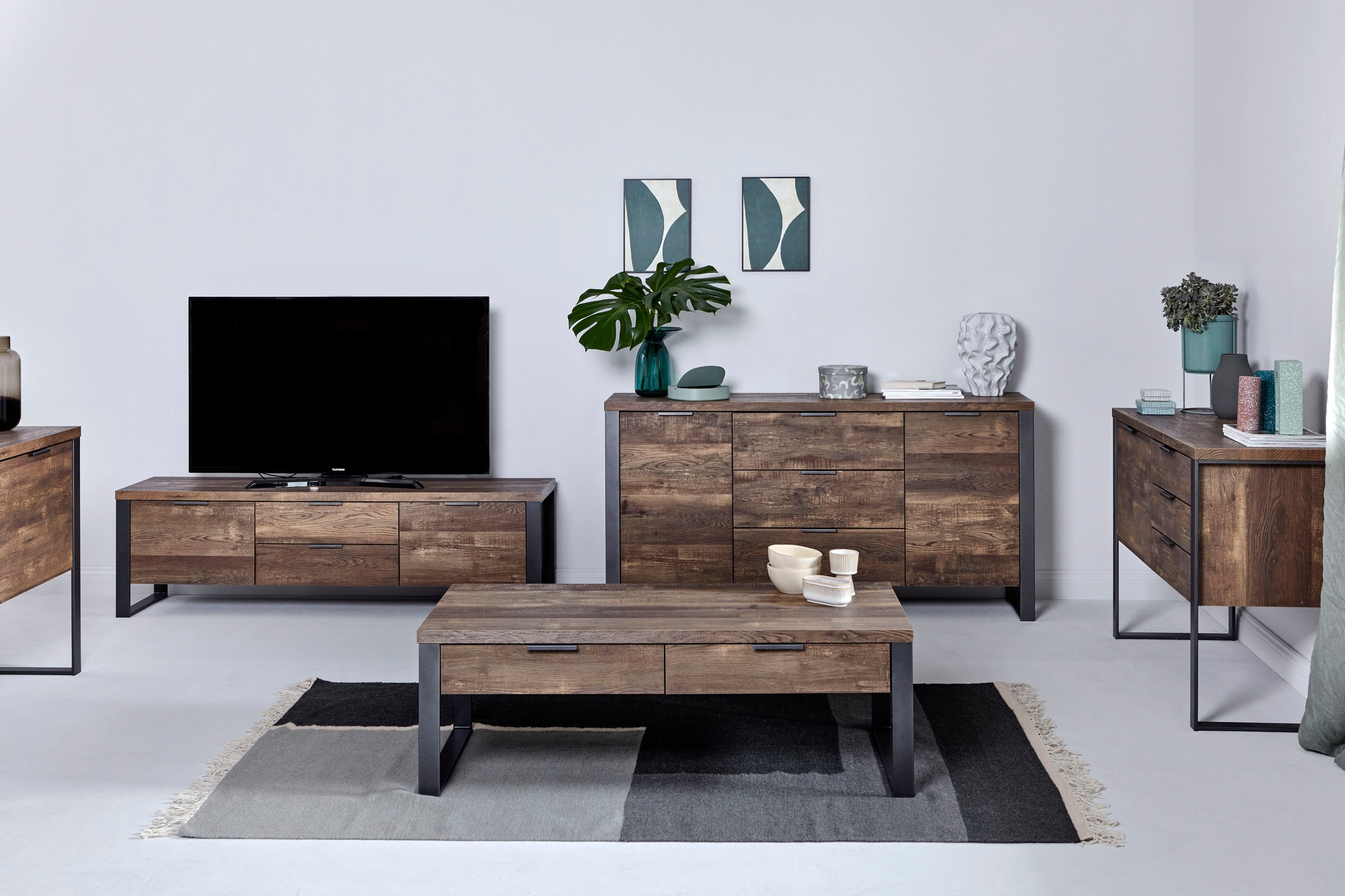 Jahnke Sideboard »LOOP SB 150«, (1 St.), mit 2 Türen + 3 Schubladen, Breite ca. 150 cm