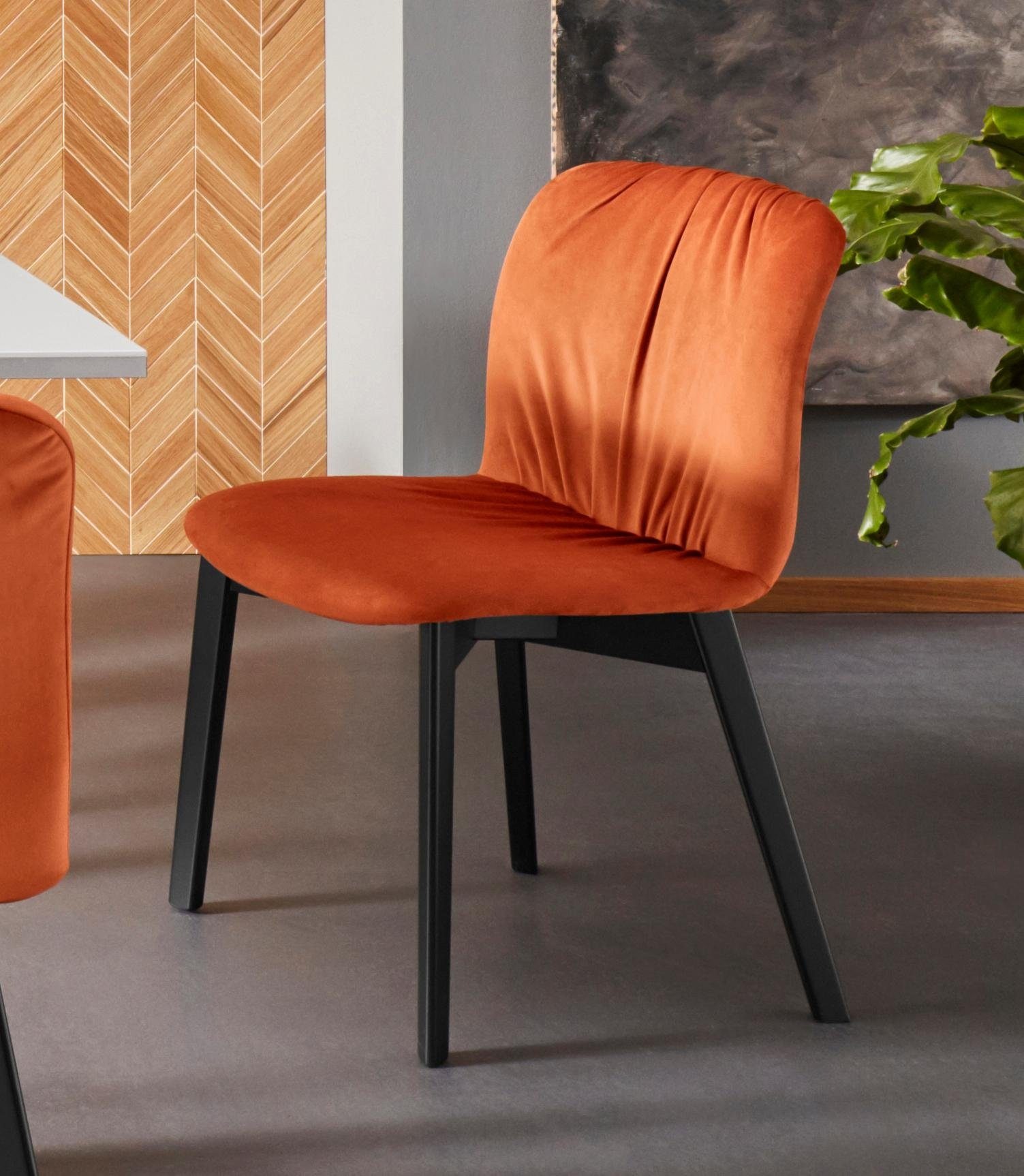 Places of Style Esszimmerstuhl »Effie«, (Set), 2 St., Samtstoff Velvet, aus einem... kaufen