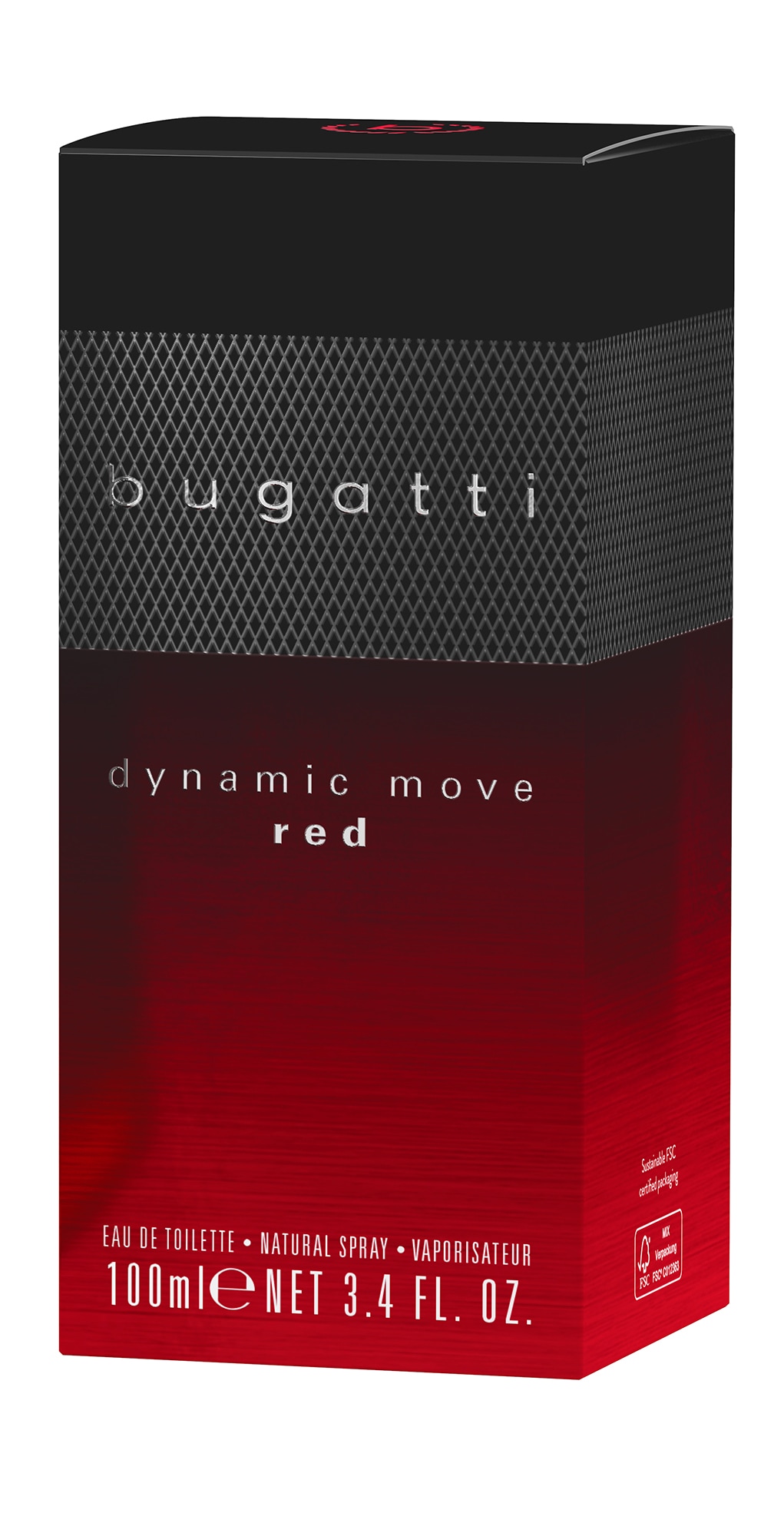 bugatti Eau de Toilette »dynamic move red« mit 100 ml Inhalt, in flüssiger Form, für Herren