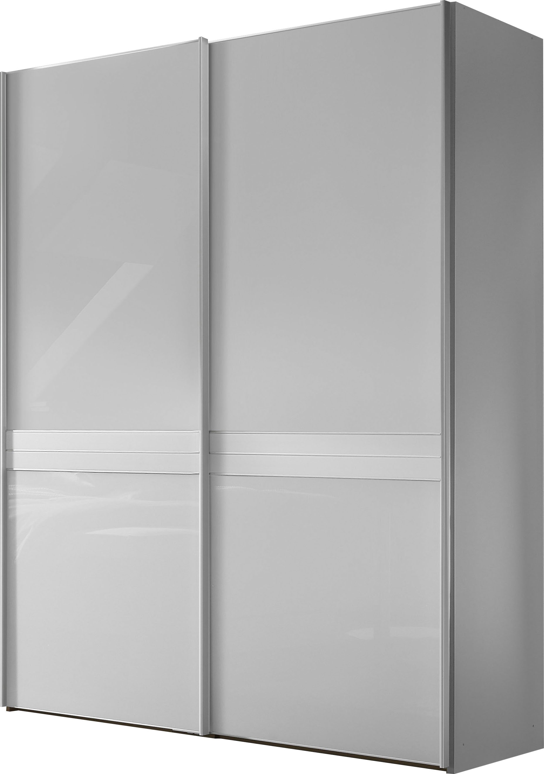 STAUD Schwebetürenschrank »Sinfonie Plus, edles Design in hochwertiger Qualität, Made in Germany« Mittelband in Mattglas und vier verschiedenen Ausstattungsvarianten