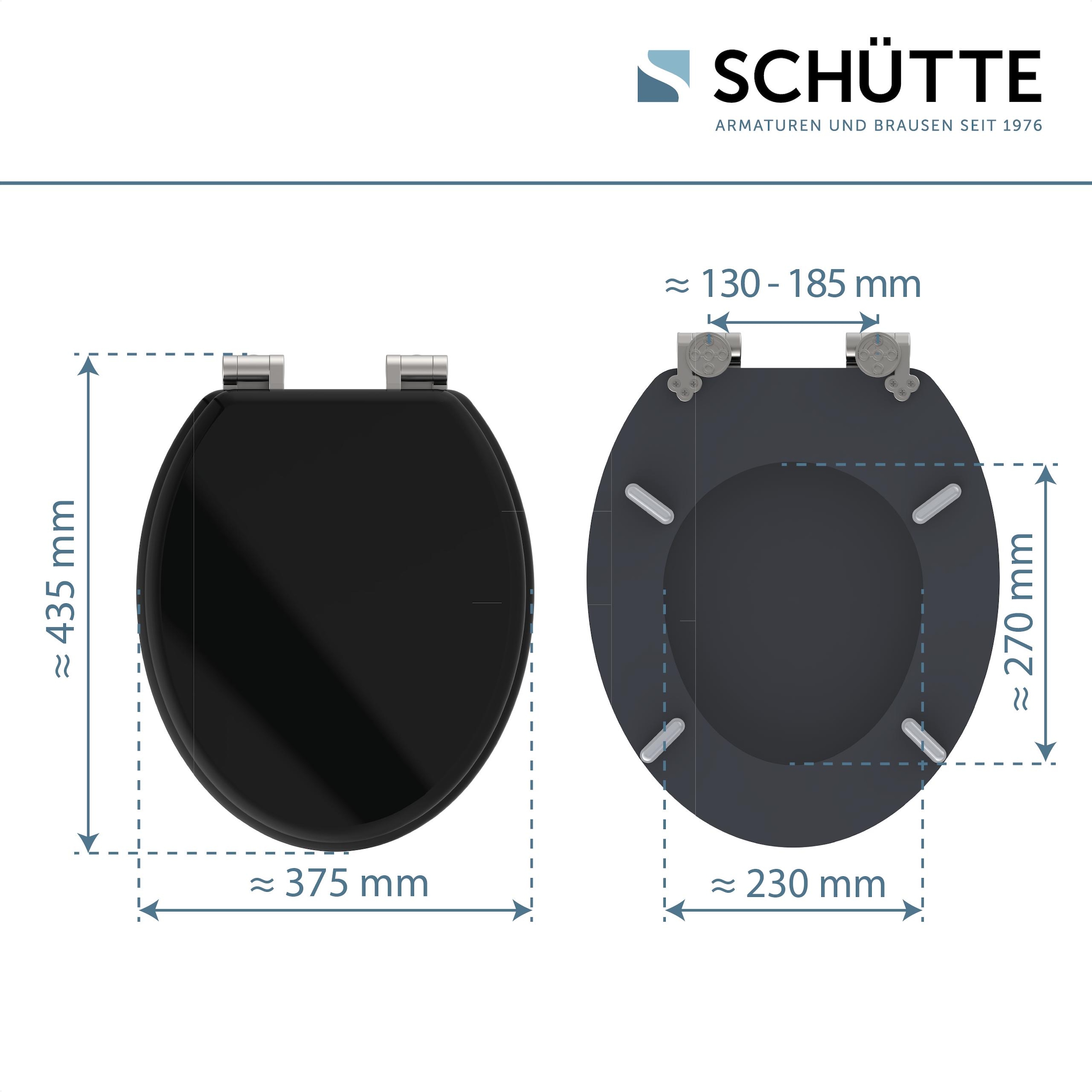 Schütte WC-Sitz »SPIRIT«, mit Absenkautomatik und MDF-Holzkern