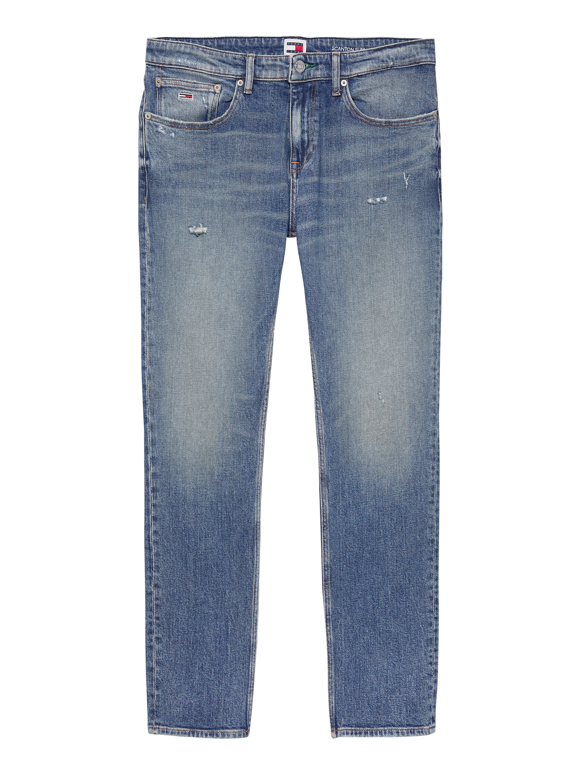 Tommy Jeans Slim-fit-Jeans »Scanton Slim Denim«, Destroyed-Effekt, verschieden Waschungen
