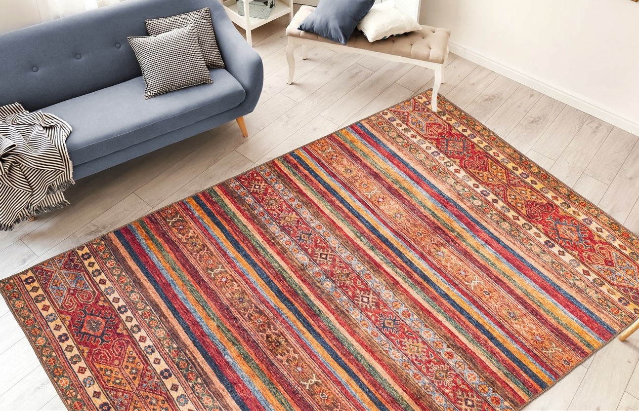 me gusta Teppich »Faye 725«, rechteckig, 6 mm Höhe, Flachgewebe günstig online kaufen