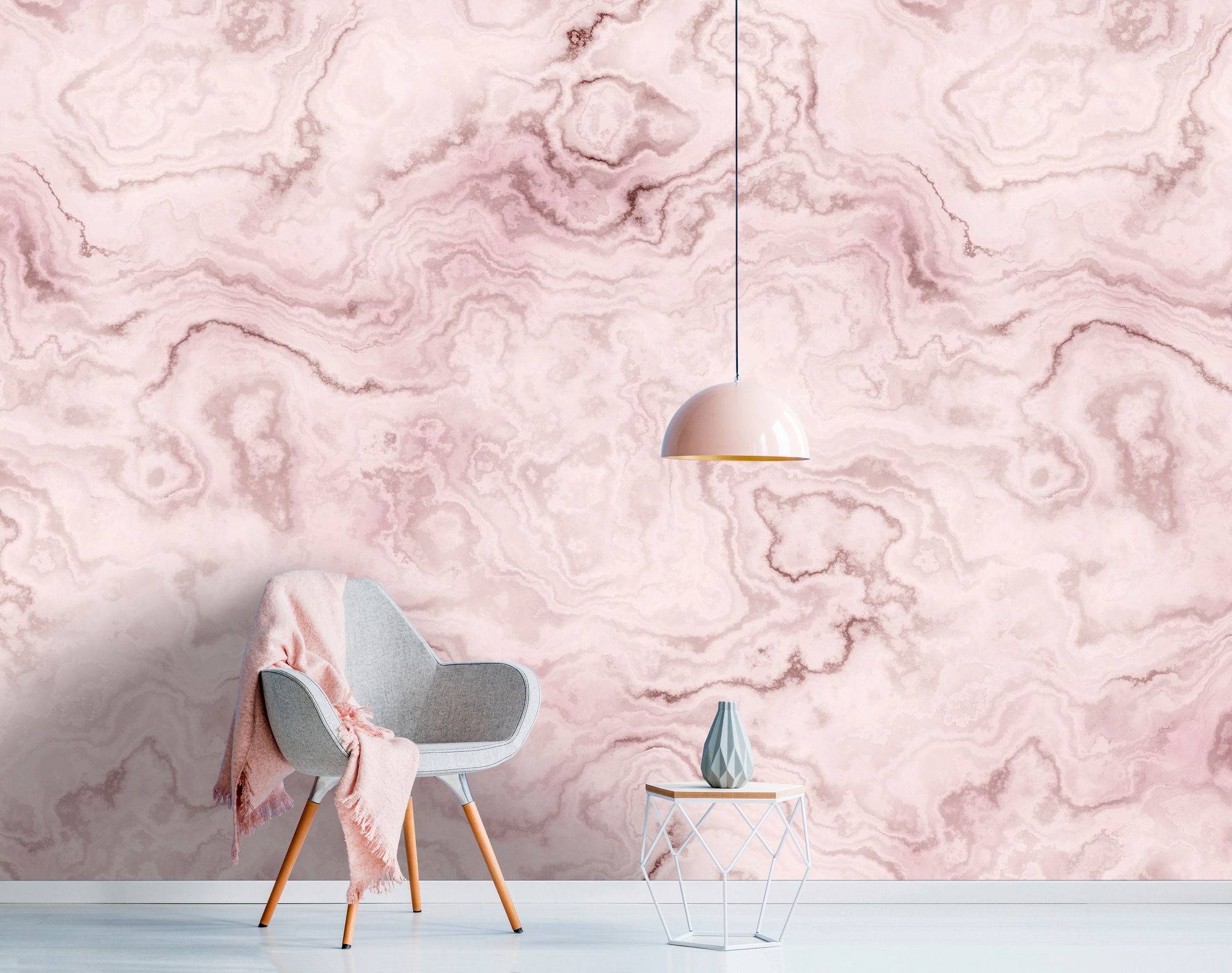 living walls Fototapete »Walls by Patel Carrara 3« glatt Vlies, Wand, Schrä günstig online kaufen