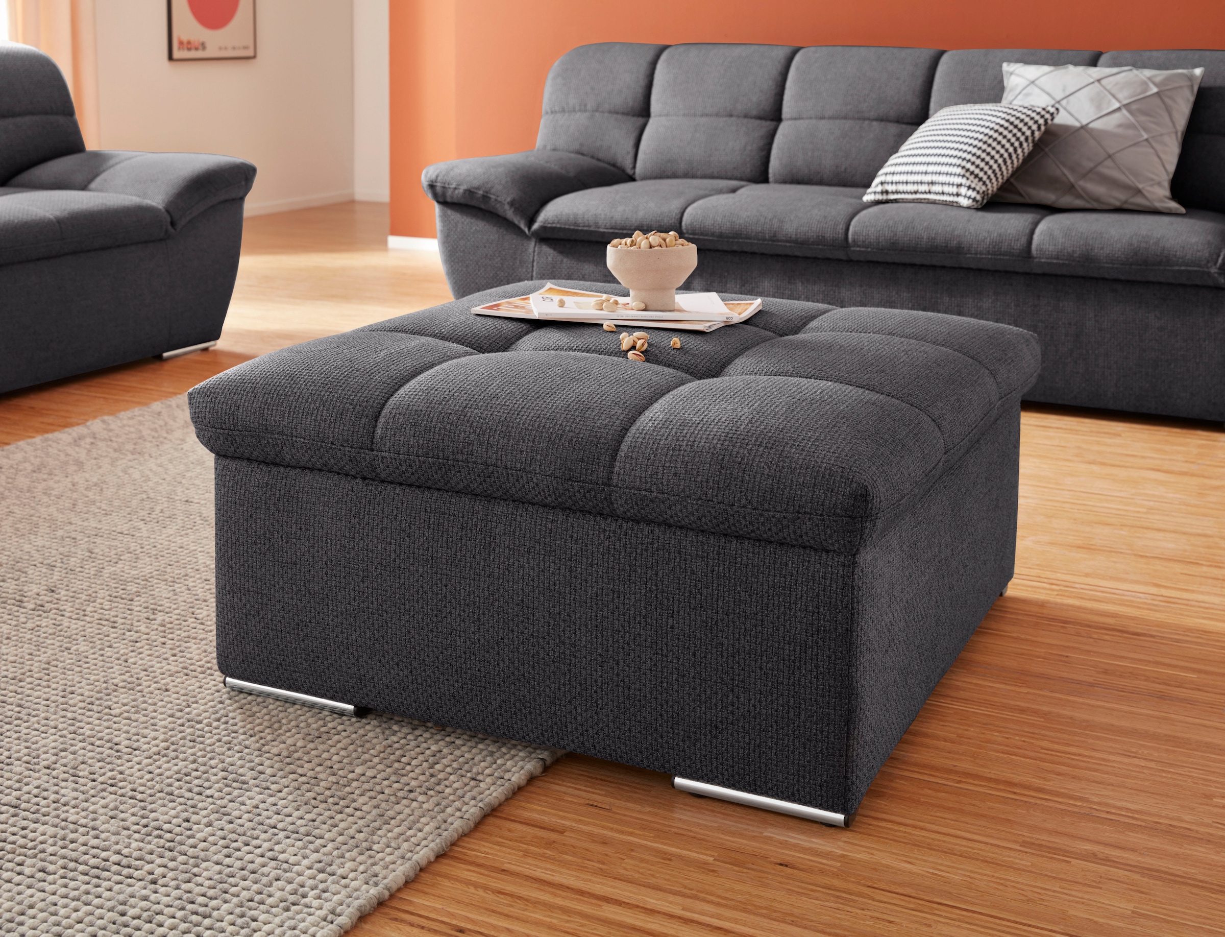 DOMO collection Sitzhocker »Lagoa«, in großer Farbauswahl