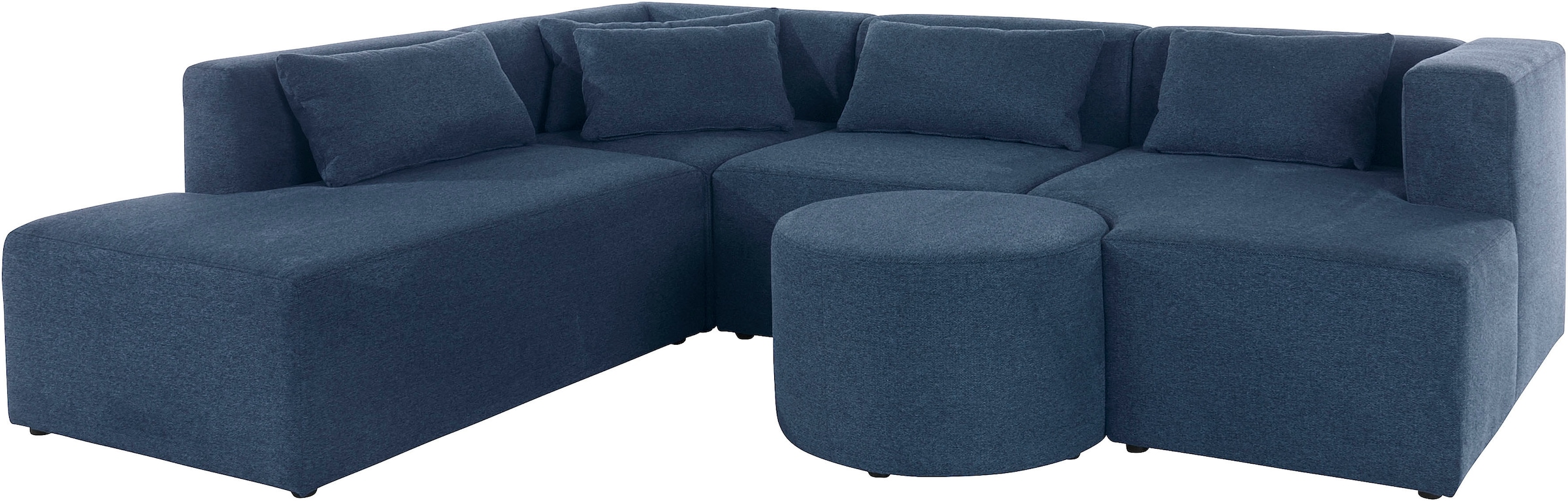 Leonique Ecksofa »Alexane L-Form«, zusammengesetzt aus Modulen, in vielen Bezugsqualitäten und Farben.