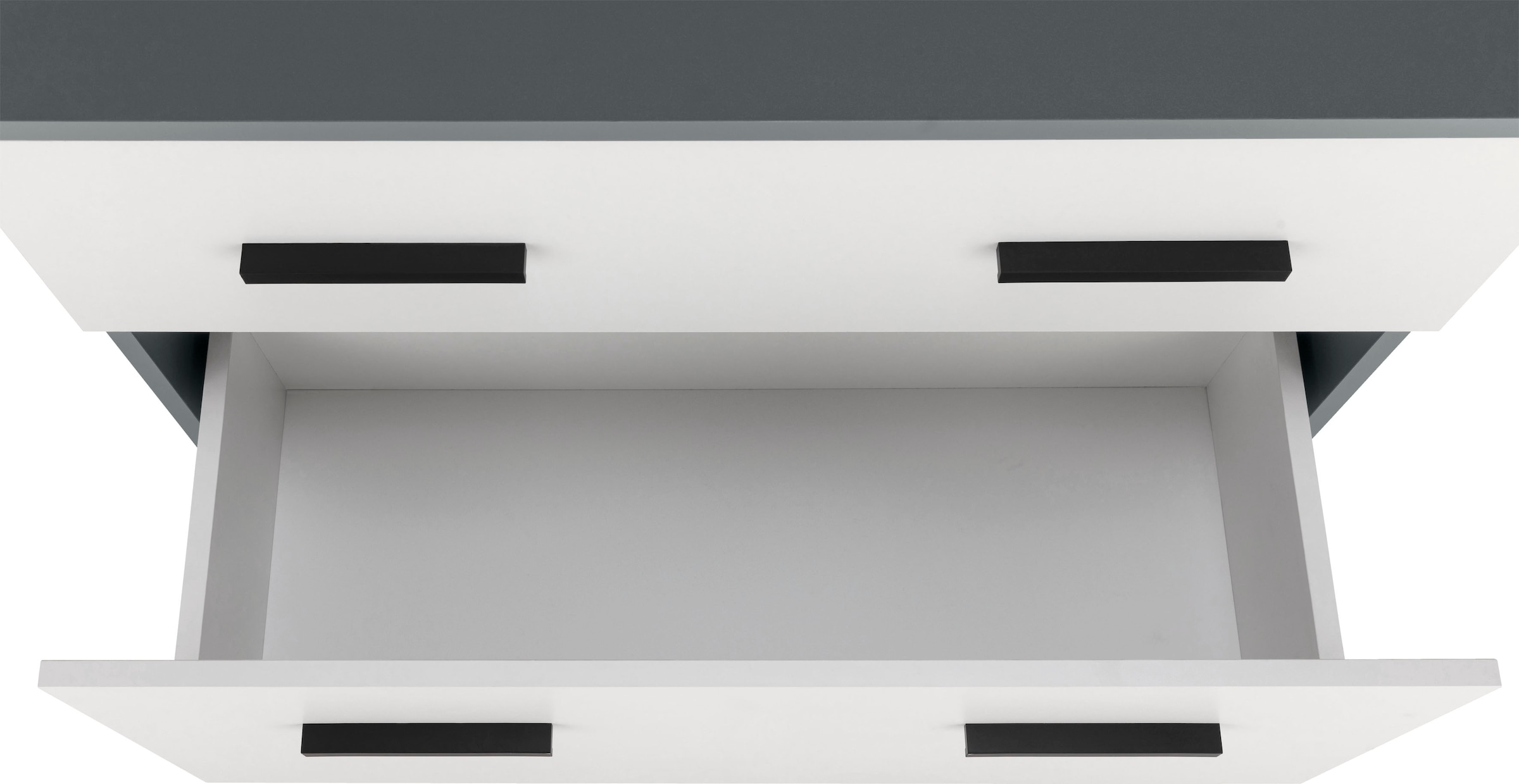 INOSIGN Waschbeckenunterschrank »Skara«, mit Klappe und Schubkasten,  schwarze Griffe, Breite 80 cm, Höhe 55 cm online kaufen