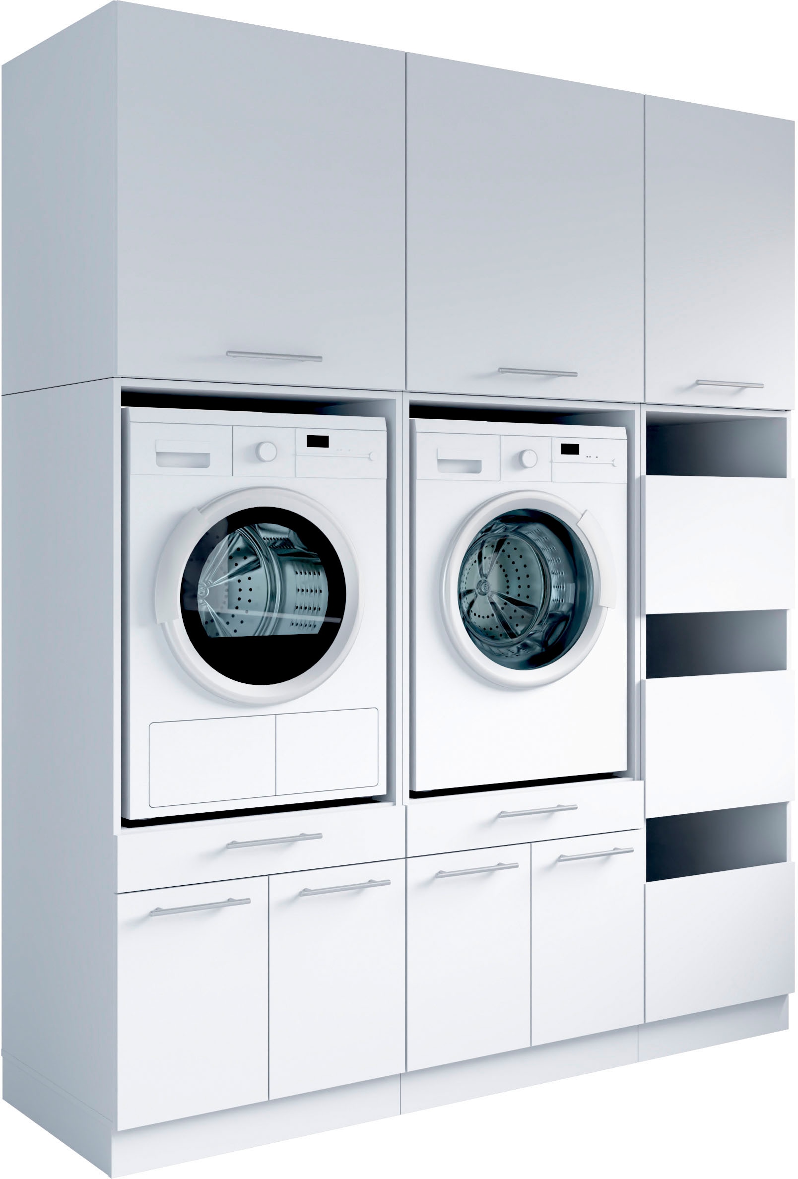 Laundreezy Mehrzweckschrank-Set »Laundreezy, 6-tlg. Mehrzweckschrank-Set B/H/T 186/238/68 cm« 6 Stk. tlg.