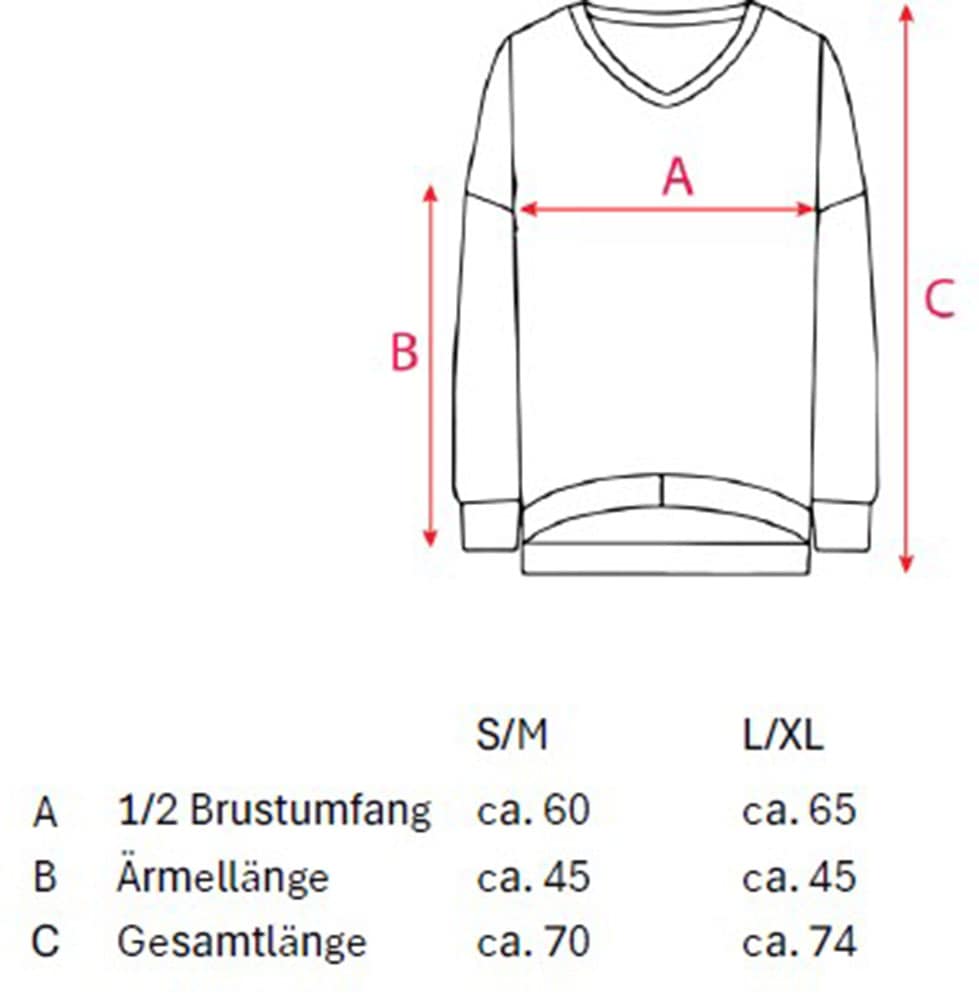 Zwillingsherz Strickpullover »"Smile"«, mit fröhlichem Aufdruck, One Size
