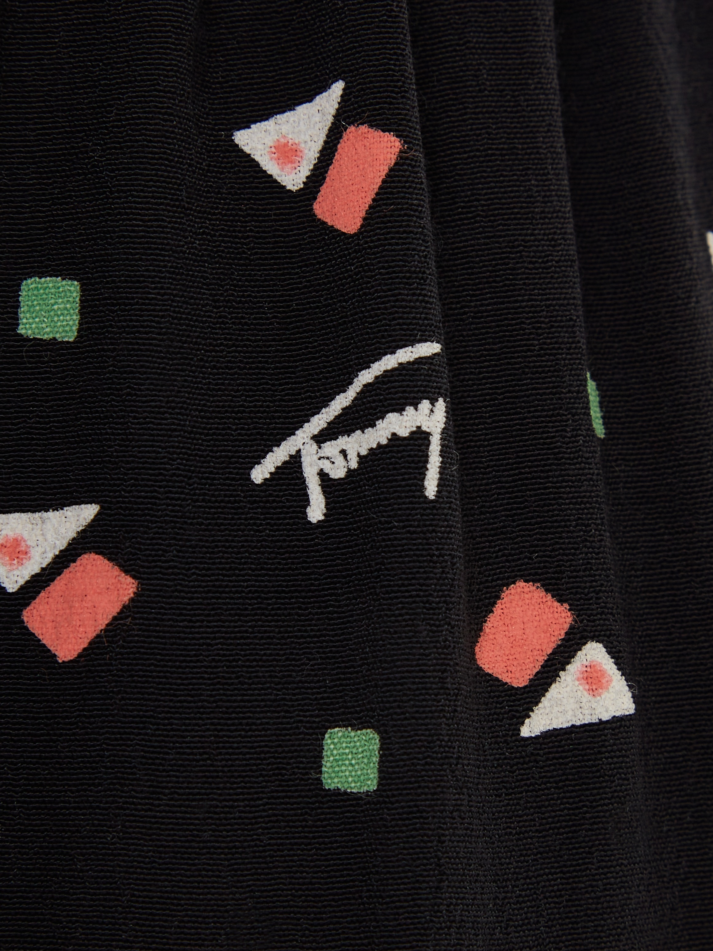 Tommy Jeans Druckkleid »TJW DITSY GEO MINI DRESS«, Mit Tommy Logoschriftzügen