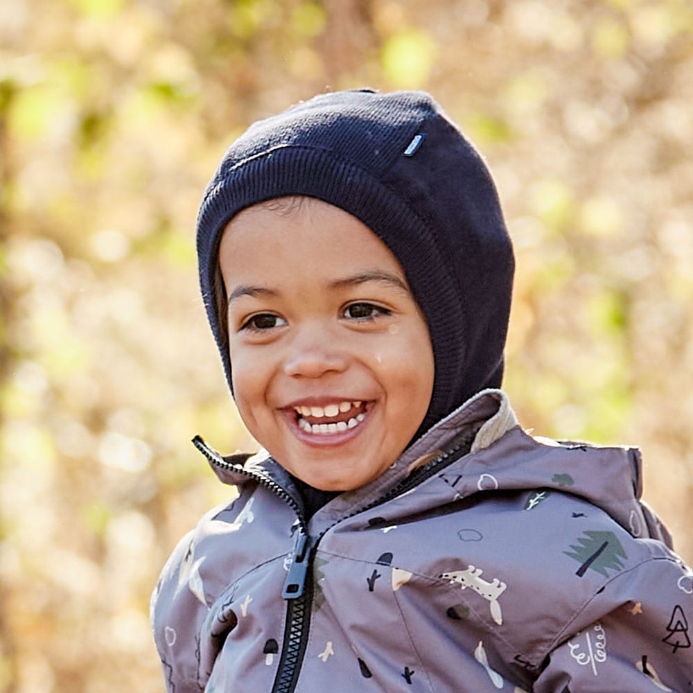 MAXIMO Schlupfmütze Baumwolle, Wendemütze, doppelt gestrickt