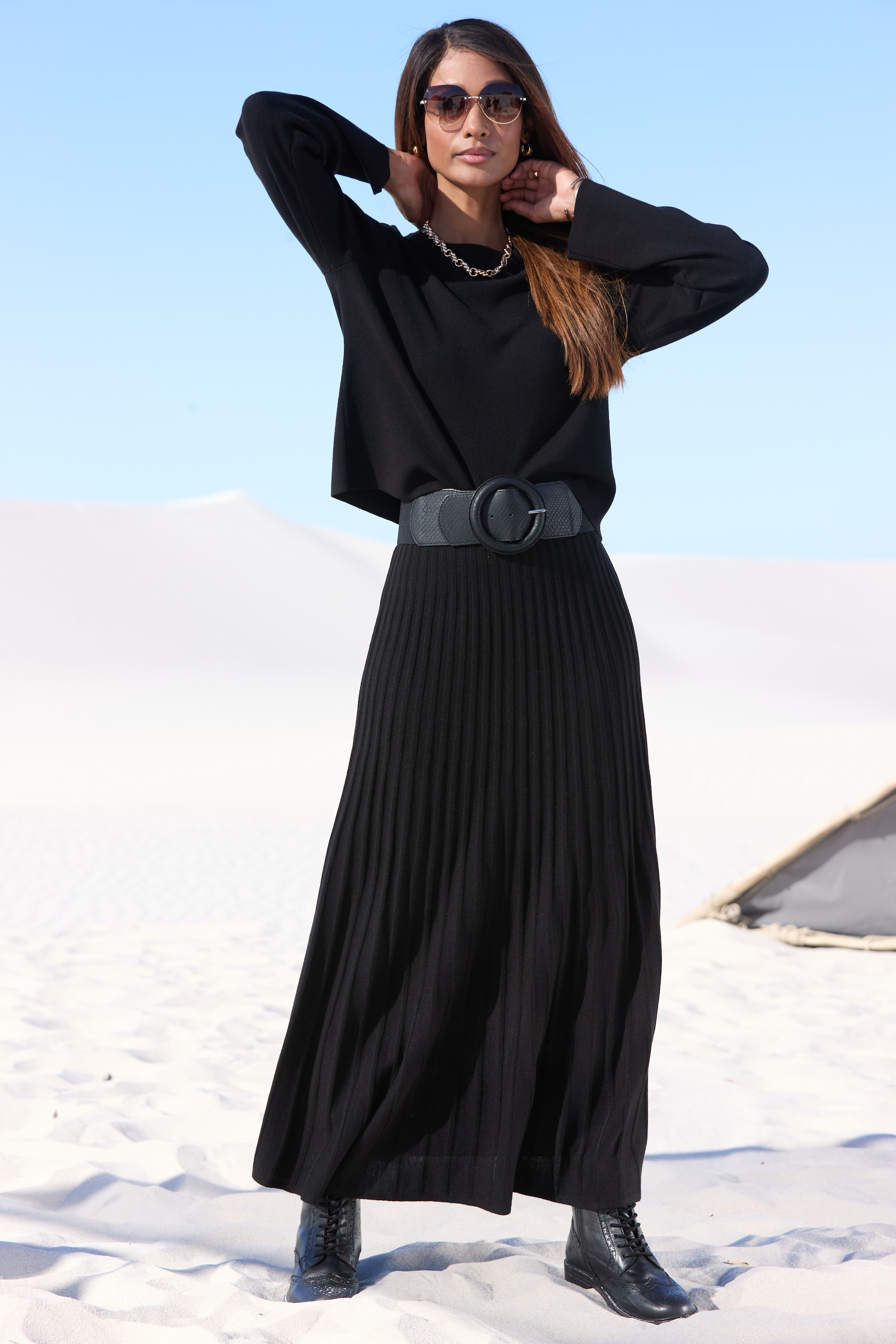 LASCANA Taillengürtel »Stretchgürtel«, für Kleid & Overall, Bauchgürtel, Shaping-Effekt