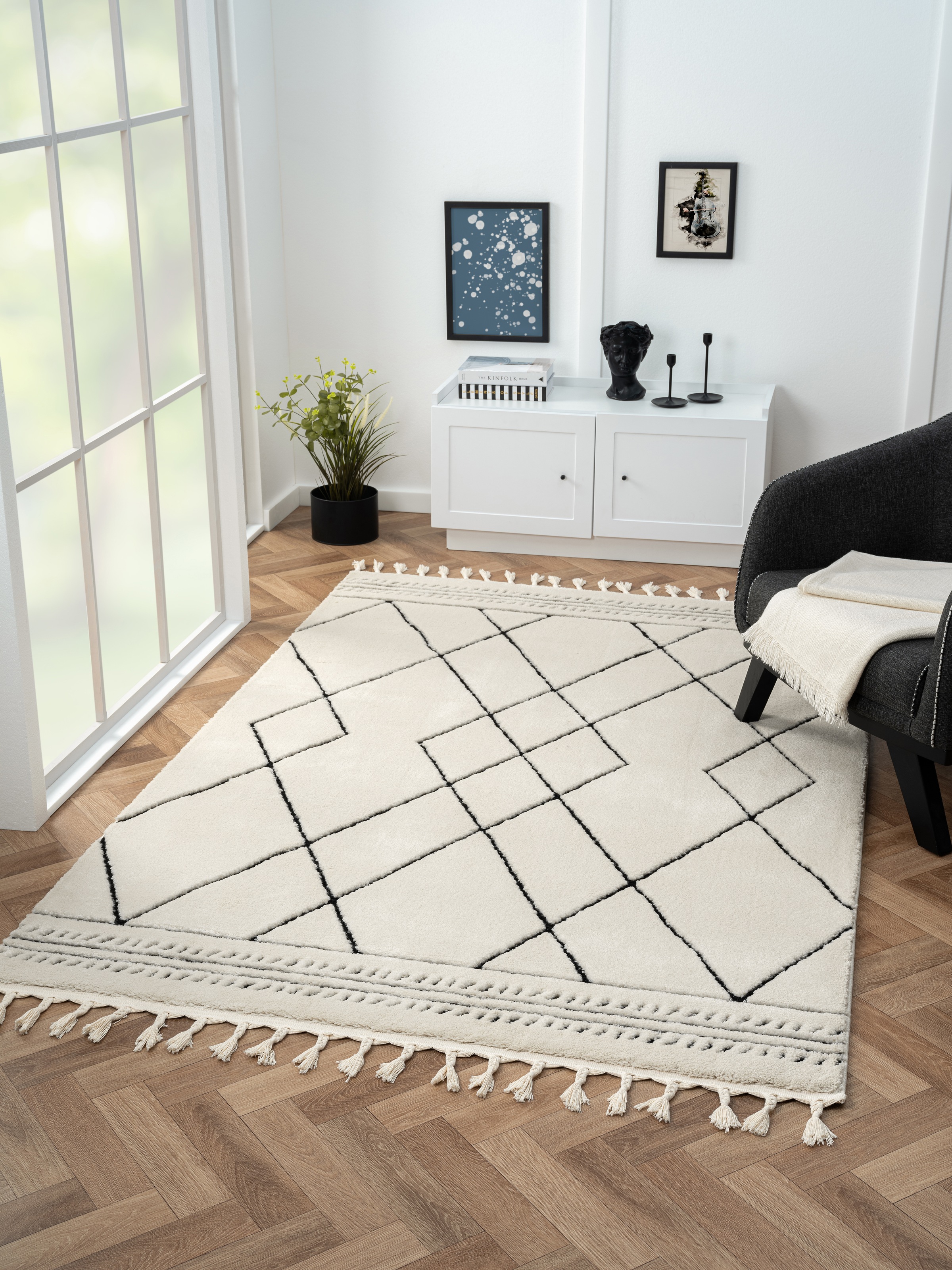 Myflair Möbel & Accessoires Hochflor-Teppich »Moroccan Design Lagerräumung« günstig online kaufen