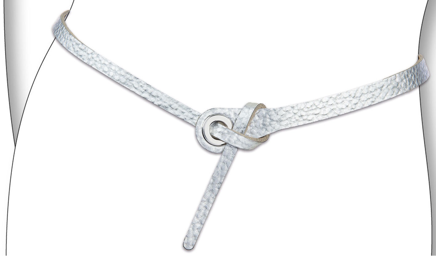 BERND GÖTZ »Ledergürtel mit schnallenloser Schlaufenbindung«