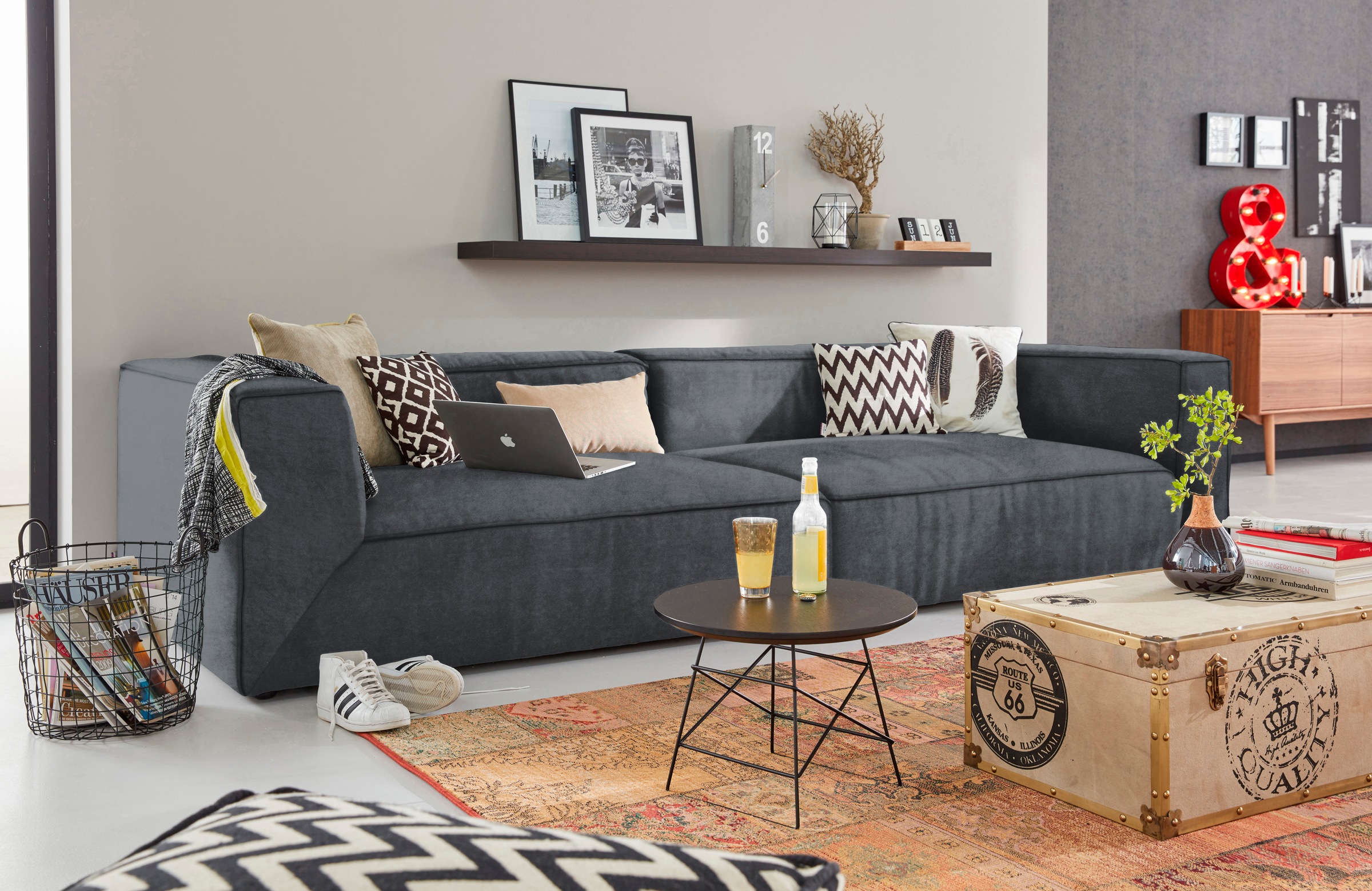 TOM TAILOR HOME Big-Sofa »BIG CUBE«, TOM TAILOR Big-Sofa >>BIG CUBE günstig online kaufen