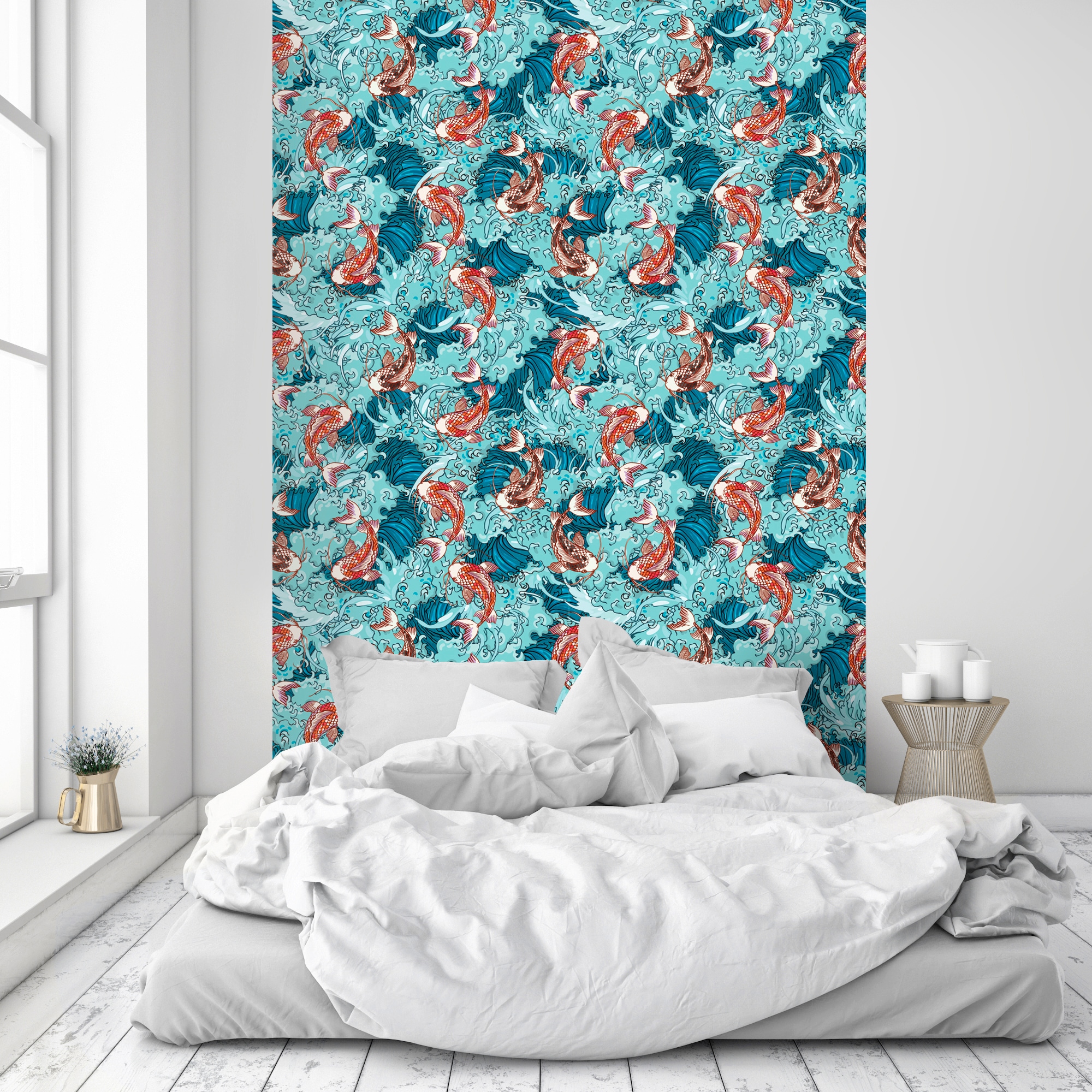 queence Vinyltapete »Nala«, animal print-Fellimitat-Motiv-bedruckt-Reptilienprägung-tropisch, 90x250cm, selbstklebend, kinderleichte Anbringung, Sticker