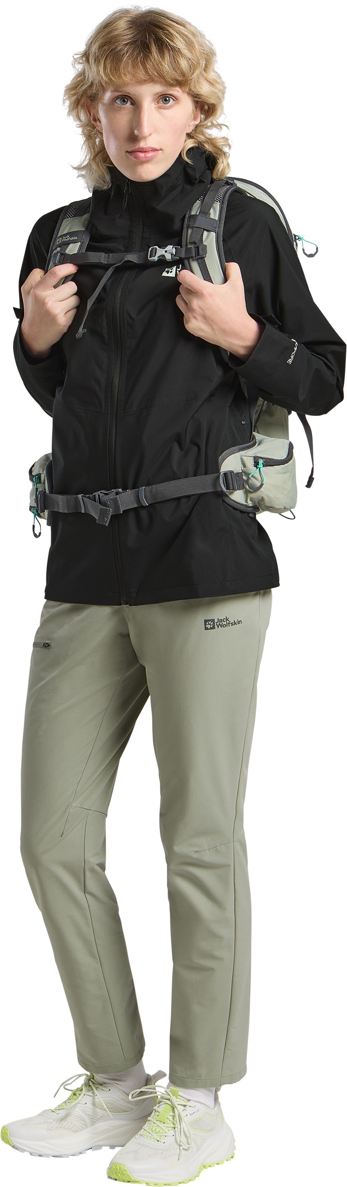 Jack Wolfskin Outdoorjacke »PRELIGHT 2.5L LT JKT W« mit Kapuze