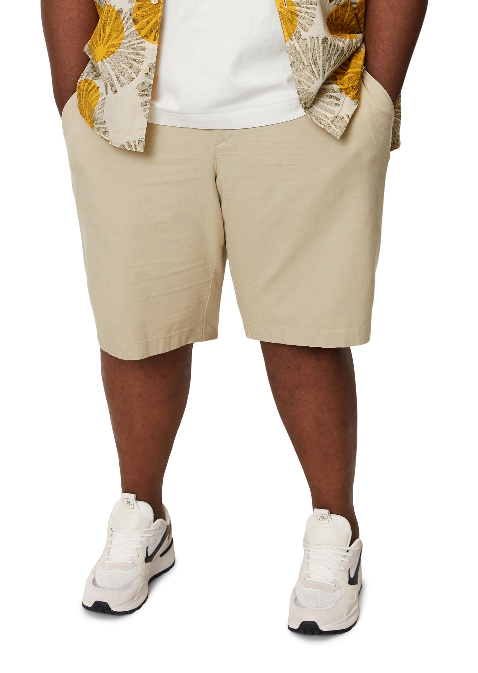 Bild von Marc O'Polo Shorts »aus Bio-Baumwolle und Leinen«
