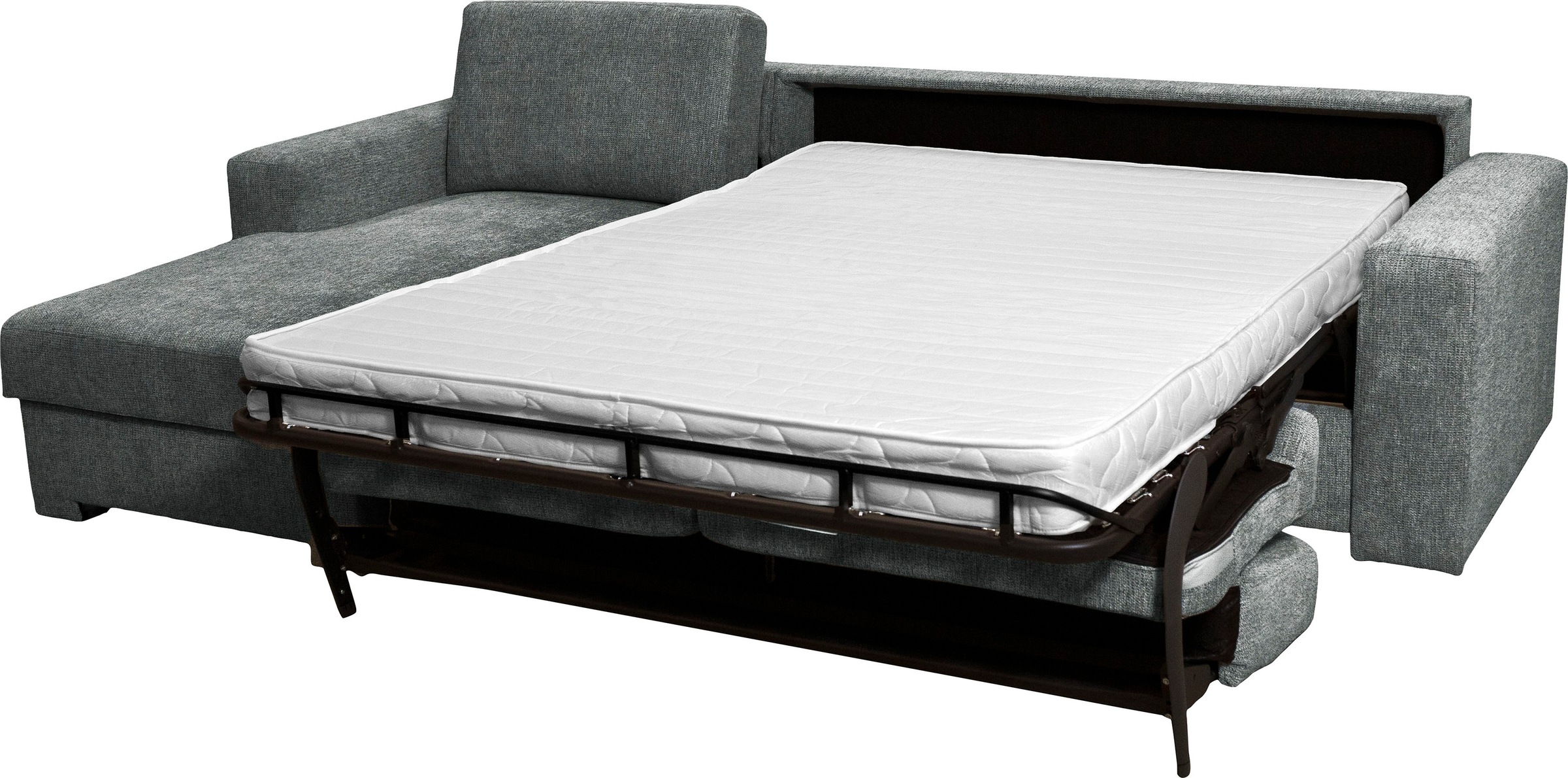Home affaire Ecksofa »Roma "M" Matratzenhöhe 14 cm, Dauerschlaffunktion, mit Unterfederung,«, Liegemaße ca 143x198 cm, L-Form