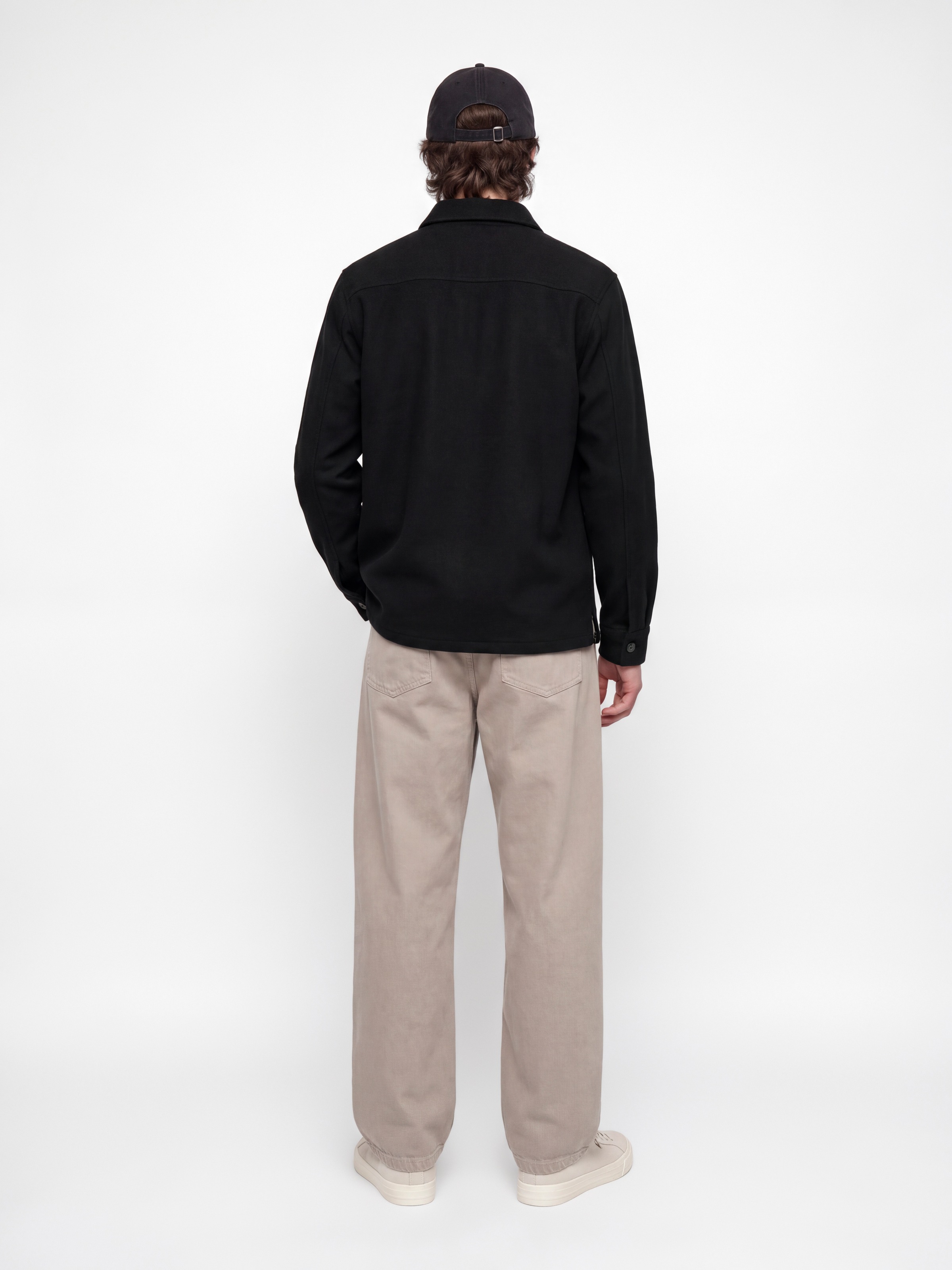 Jack & Jones Langarmhemd »JJEREGENT STRUCTURE OVERSHIRT LS SN« Polyester, locker geschnitten