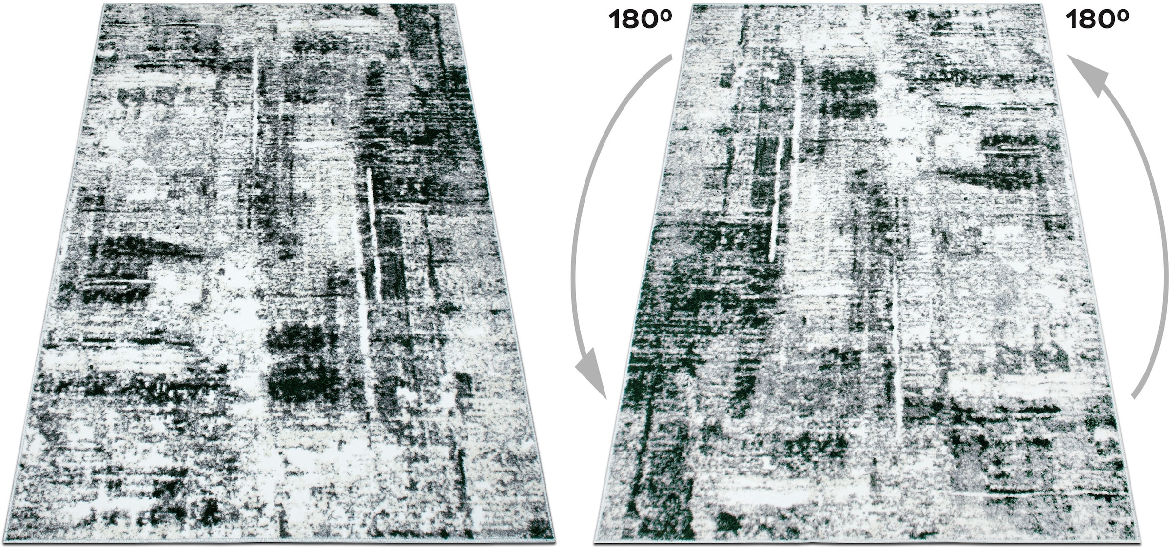 OTTO home Teppich »Salsa« rechteckig 9 mm Höhe mit besonders weichem Flor, Kurzflor, im Vintage-Look, dichte Qualität