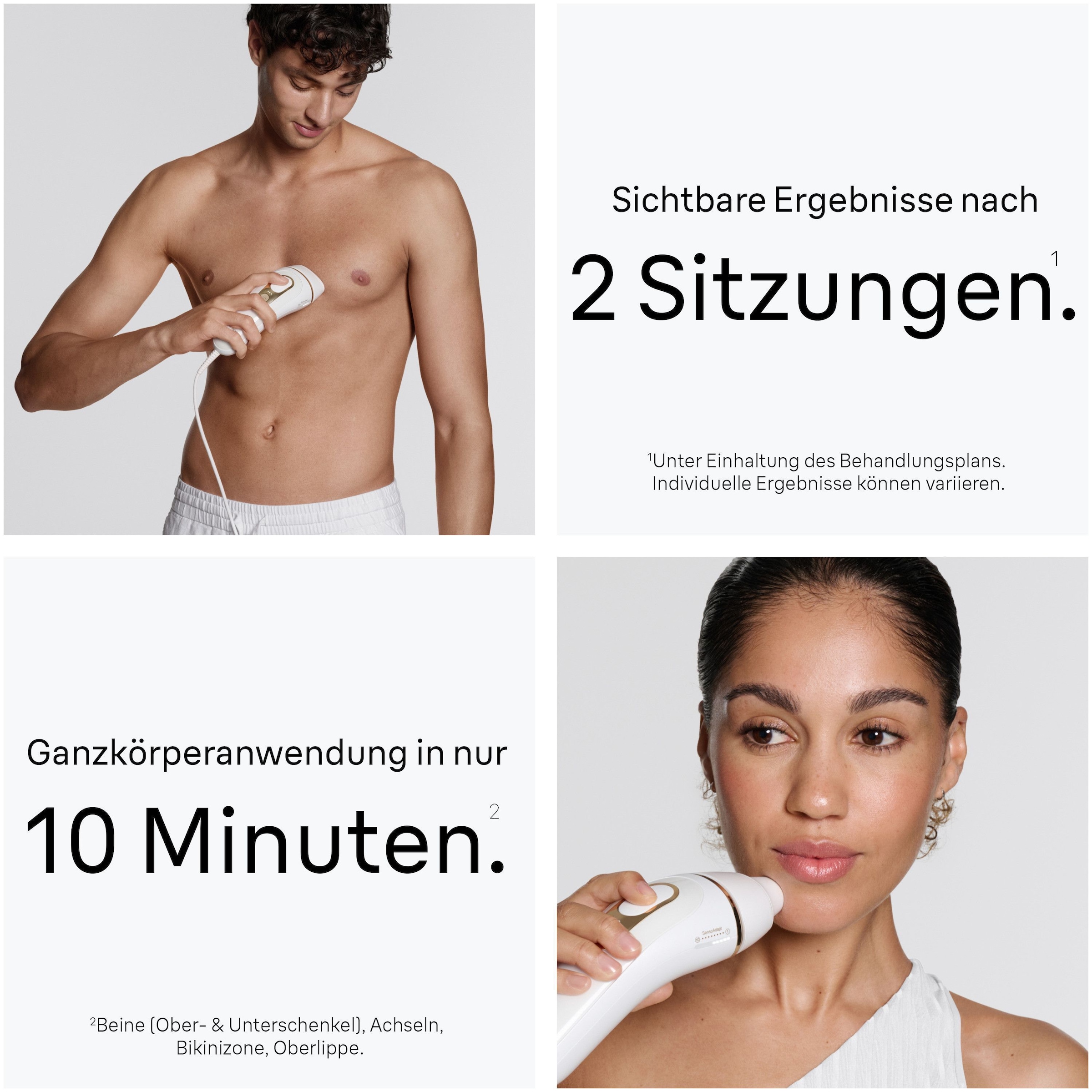 Braun IPL-Haarentferner »Silk·expert Pro 5 PL5412 (Modell 2026) PL5152 (Modell 2025)« pro Minute bis zu 125 Lichtimpulse 2 Aufsätze, Venus Rasierer &  Aufbewahrungstasche
