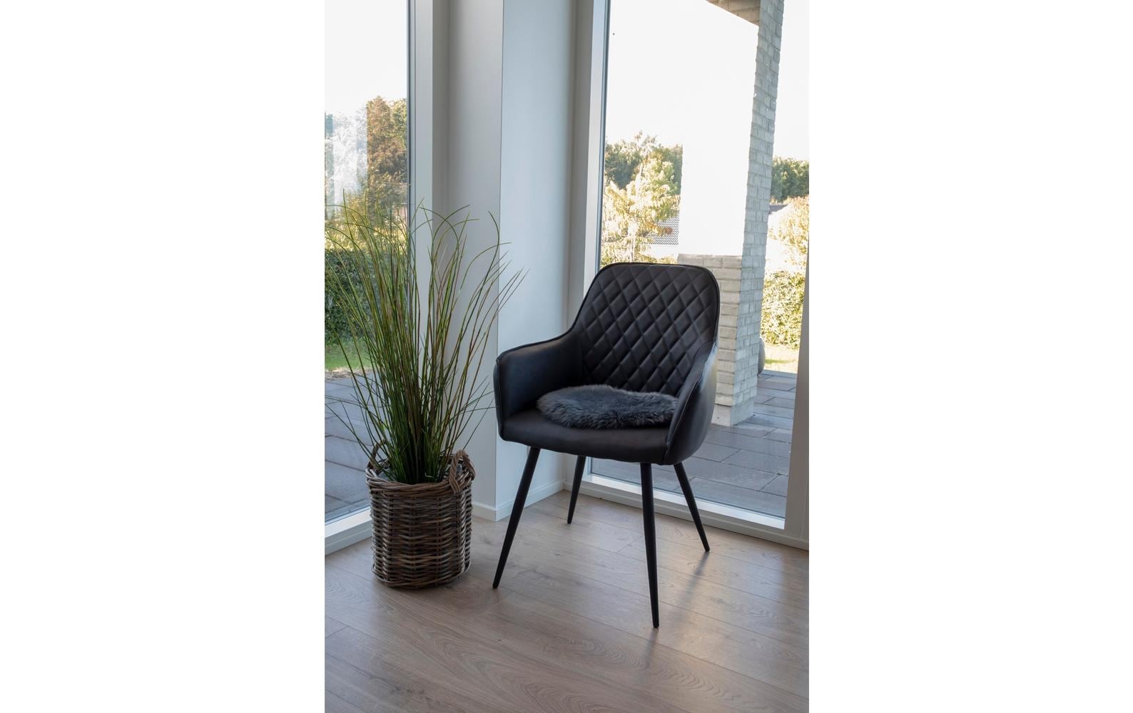 House Nordic Fellteppich »Nordic grau« rund