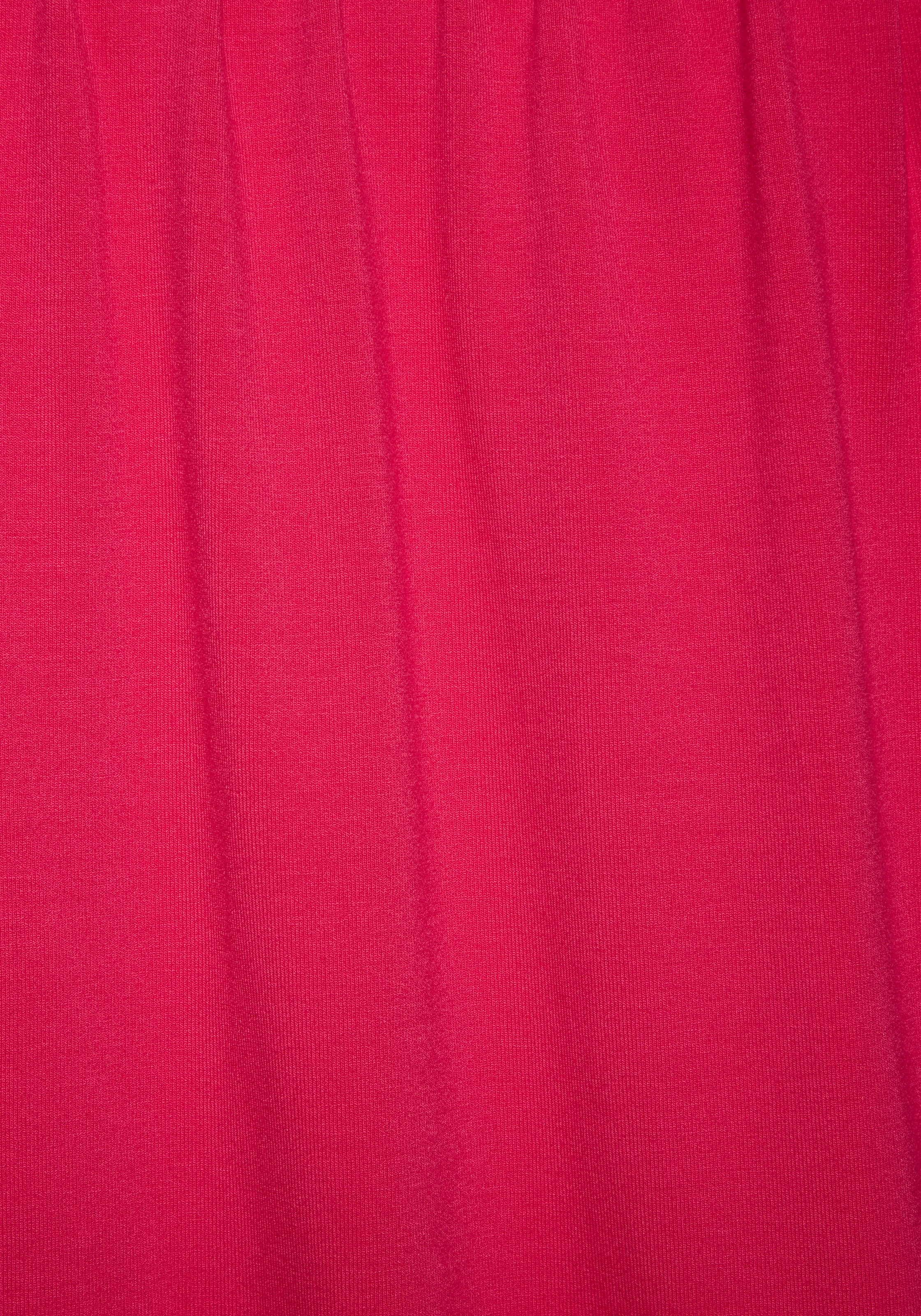LASCANA 3/4-Arm-Shirt »mit zarter Raffung am Ausschnitt«, aus weichem Viskose-Stretch