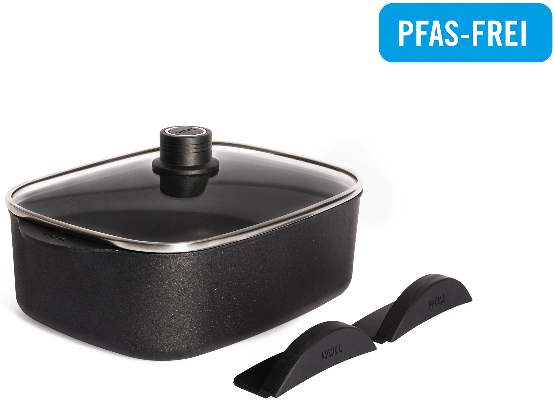 WOLL MADE IN GERMANY Bräter »Eco Logic QXR, mit Deckel und Silikongriffen« günstig online kaufen