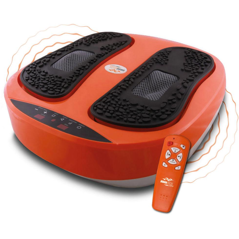 MEDIASHOP Vibrationsplatte »VibroLegs« 30 W 10 Intensitätsstufen mit Trainingsplan, 3 Stk. tlg. orange