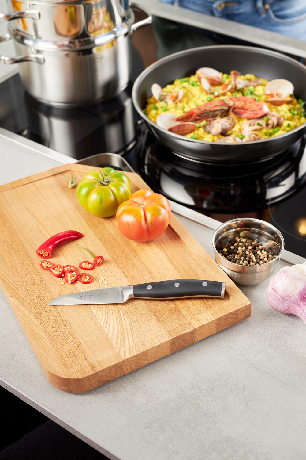 RÖSLE Gemüsemesser »Tradition« Küchenmesser für Obst und Gemüse, Klingenspe günstig online kaufen