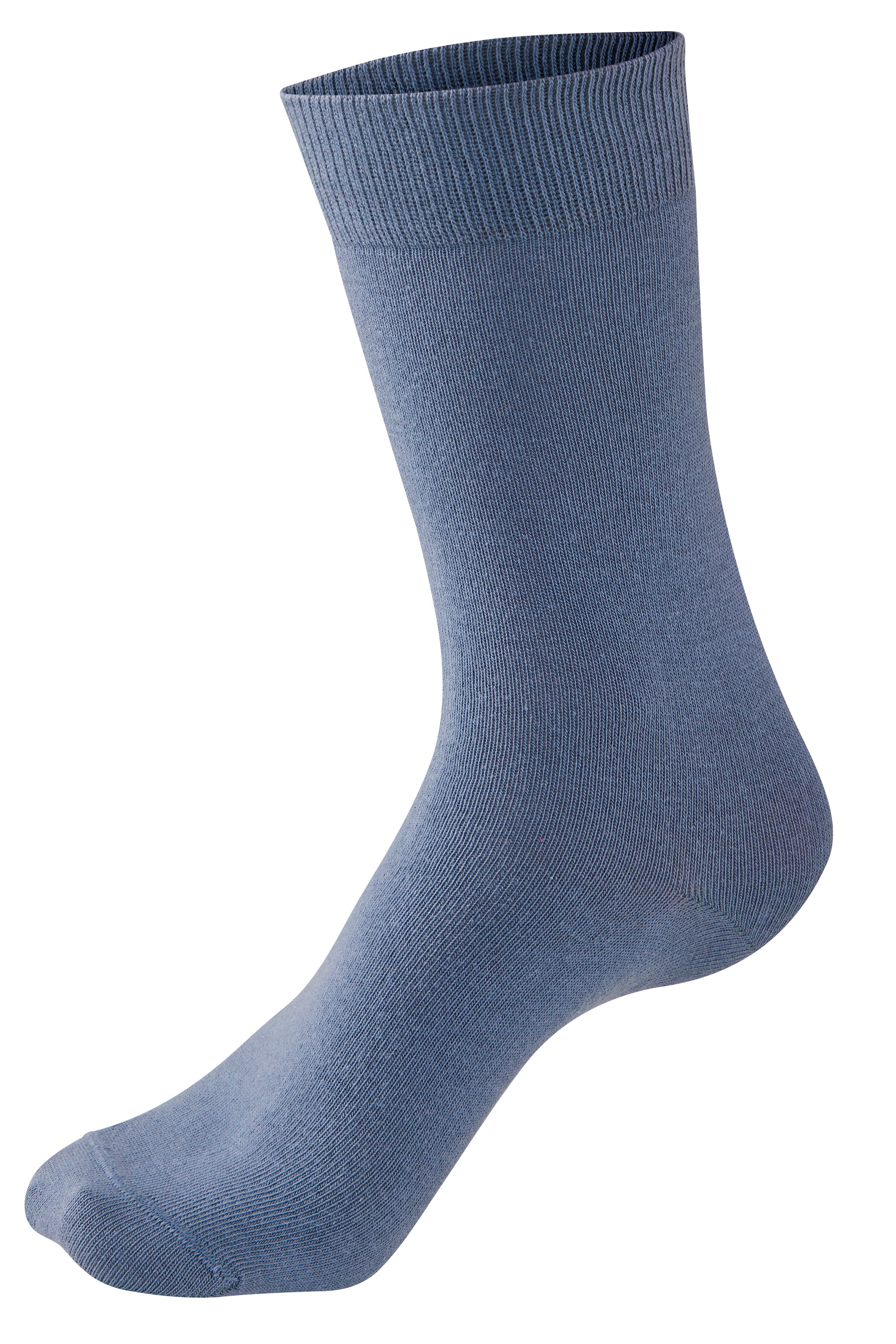 H.I.S Freizeitsocken »Damen und Herren Atmungsaktiver Baumwollanteil; Business, Basic« Packung, 10 Stk. tlg. mit weichen Rippbündchen
