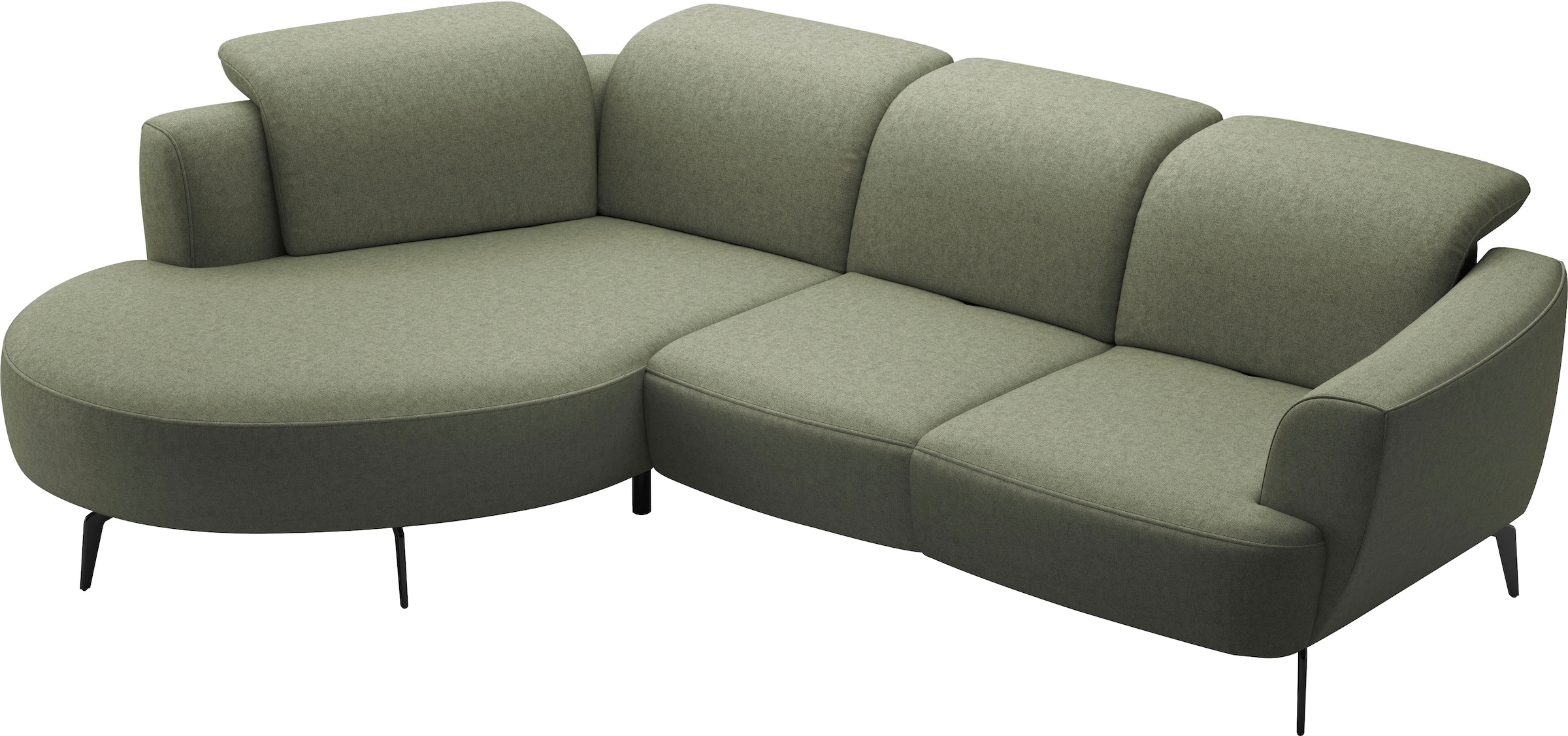 sit&more Ecksofa »Zoe«, ink.Sitztiefenverstellung, wahlweise mit Kopfteilverstellung