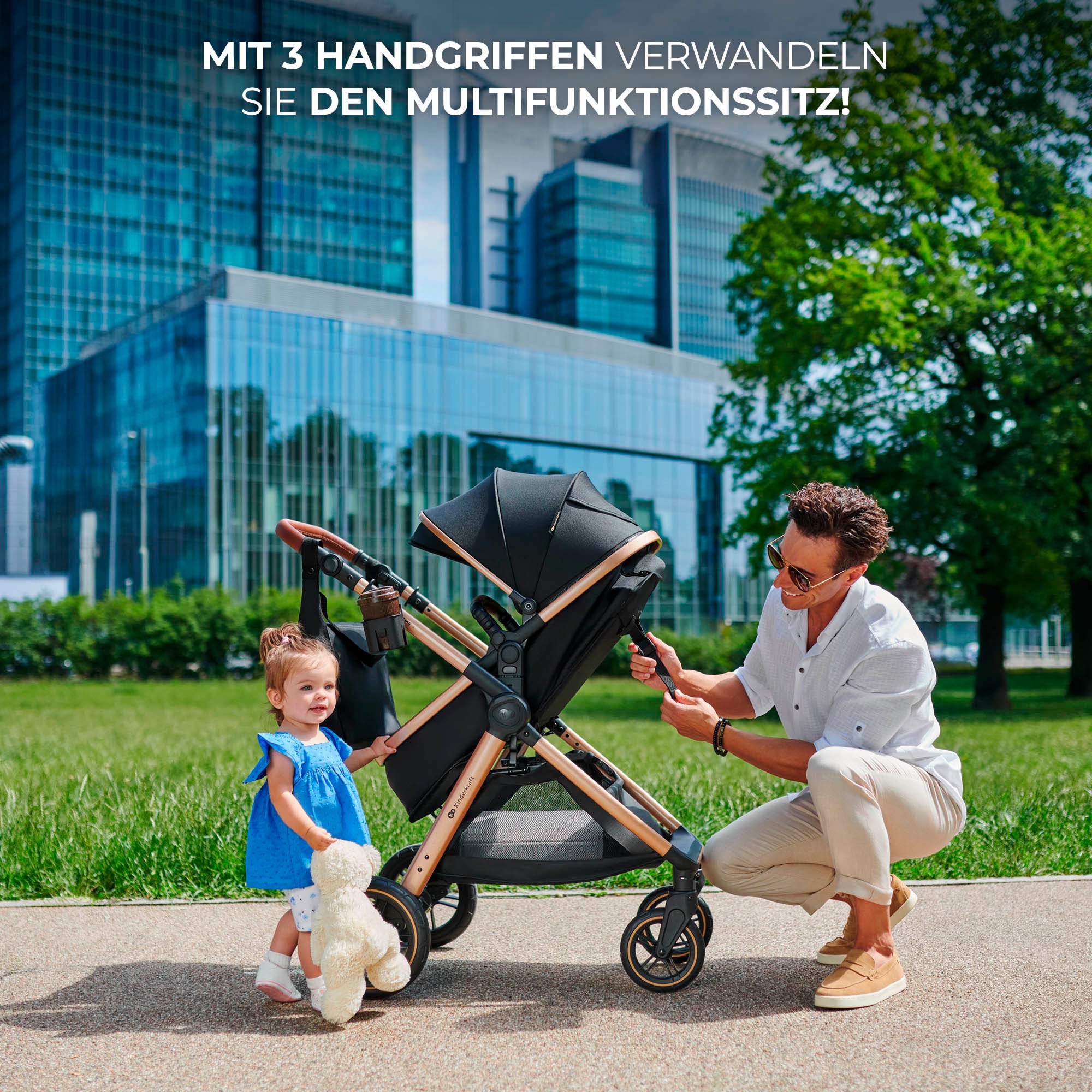Kinderkraft Kombi-Kinderwagen »ESME 3IN1« 25 kg