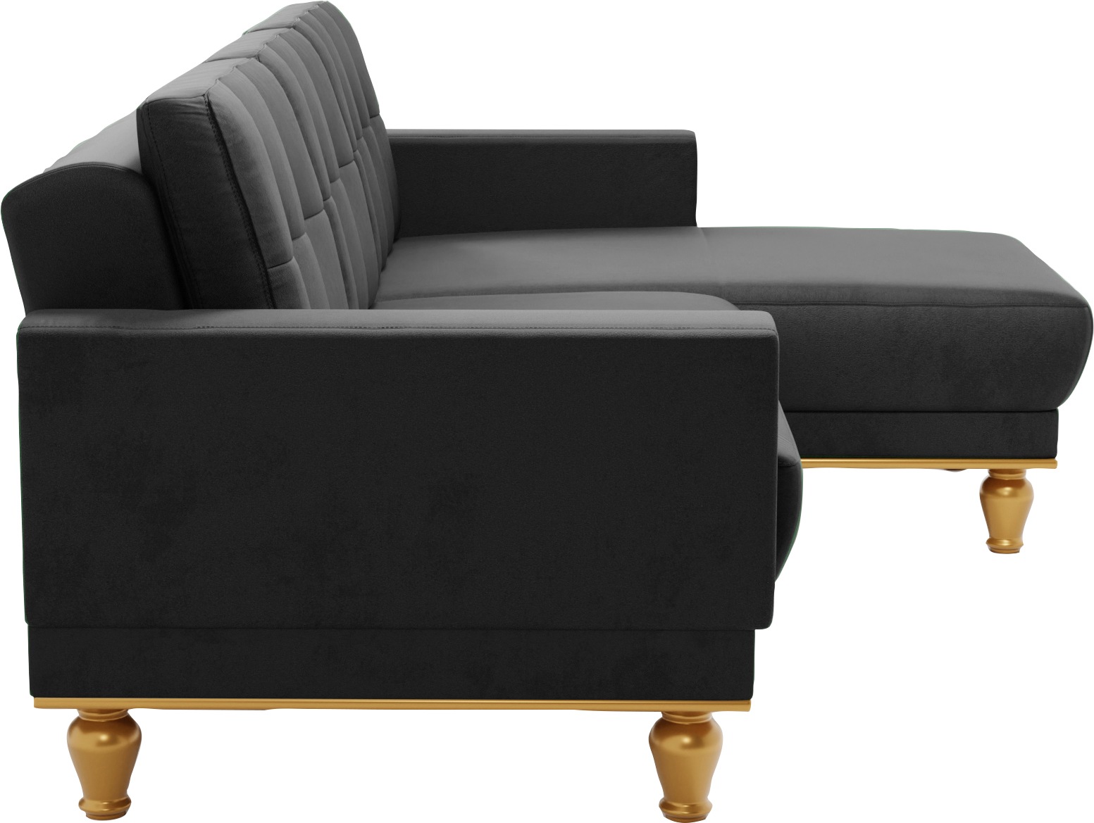 sit&more Ecksofa »Orient 5 L-Form«, mit Strass-Stein, wahlweise mit Bettfunktion und Bettkasten